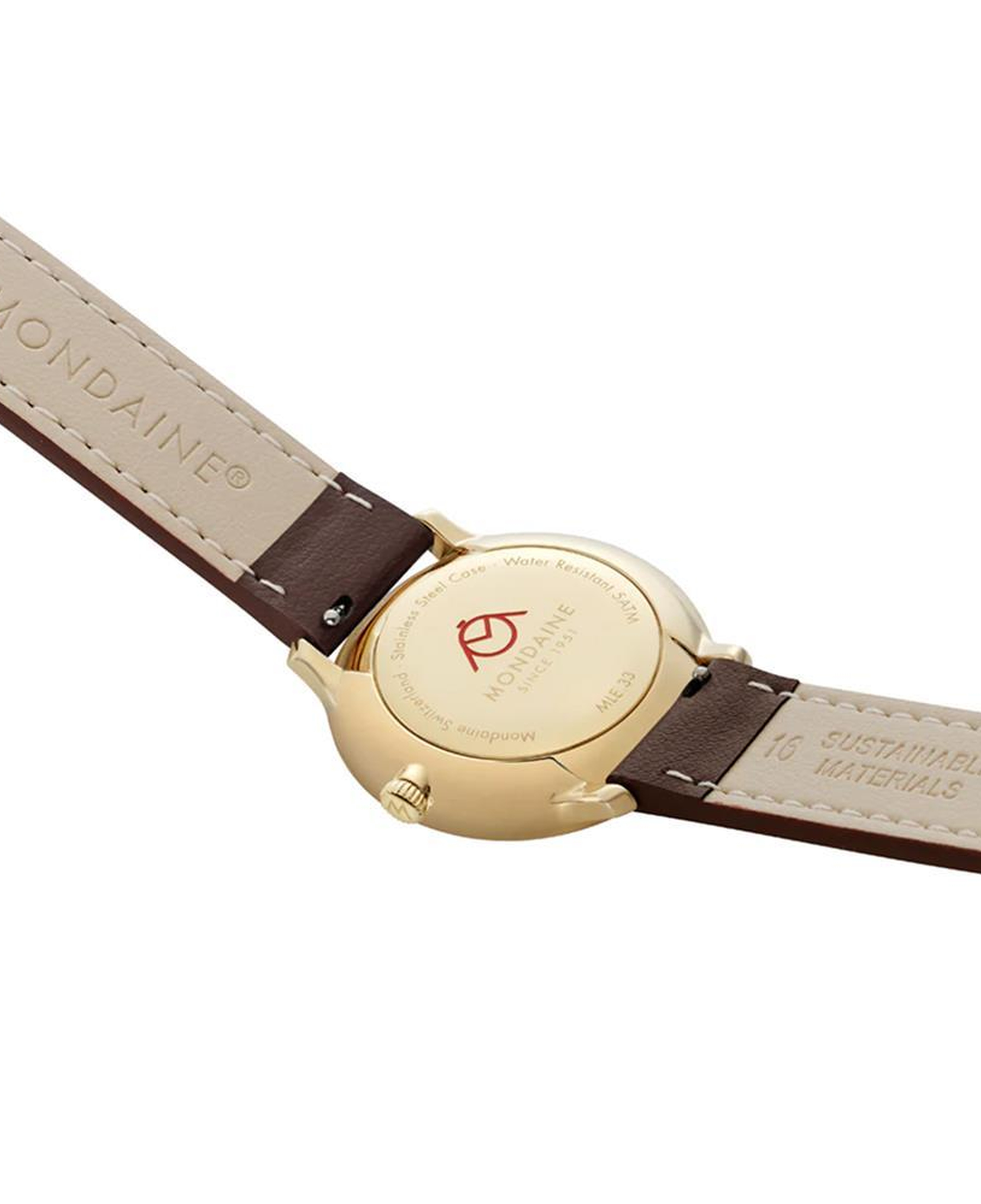 MONDAINE DOPPIO MLE.33110.LGV Kadın Kol Saati Altın
