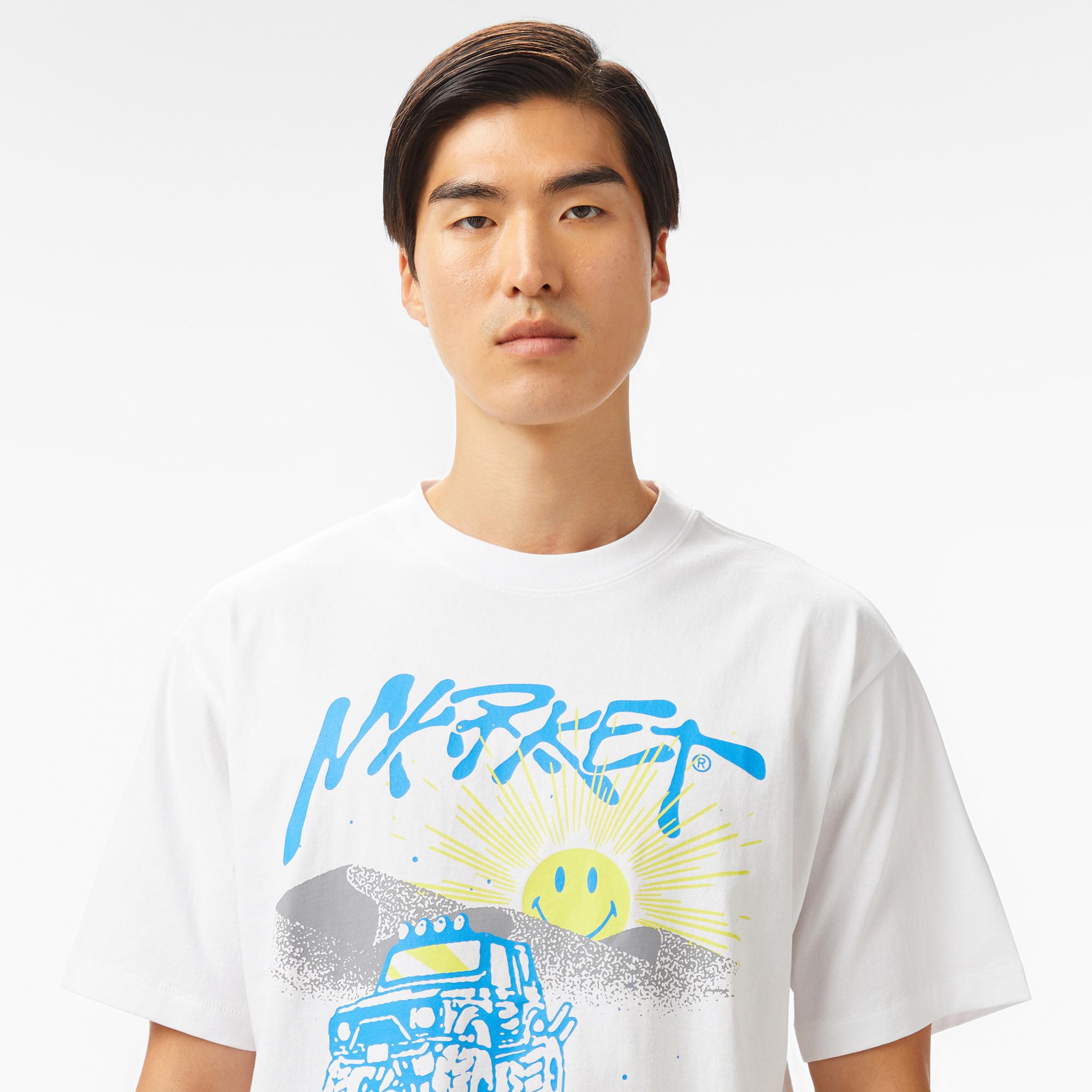 The Market 'Smiley Dumont' Unisex Beyaz T-Shirt