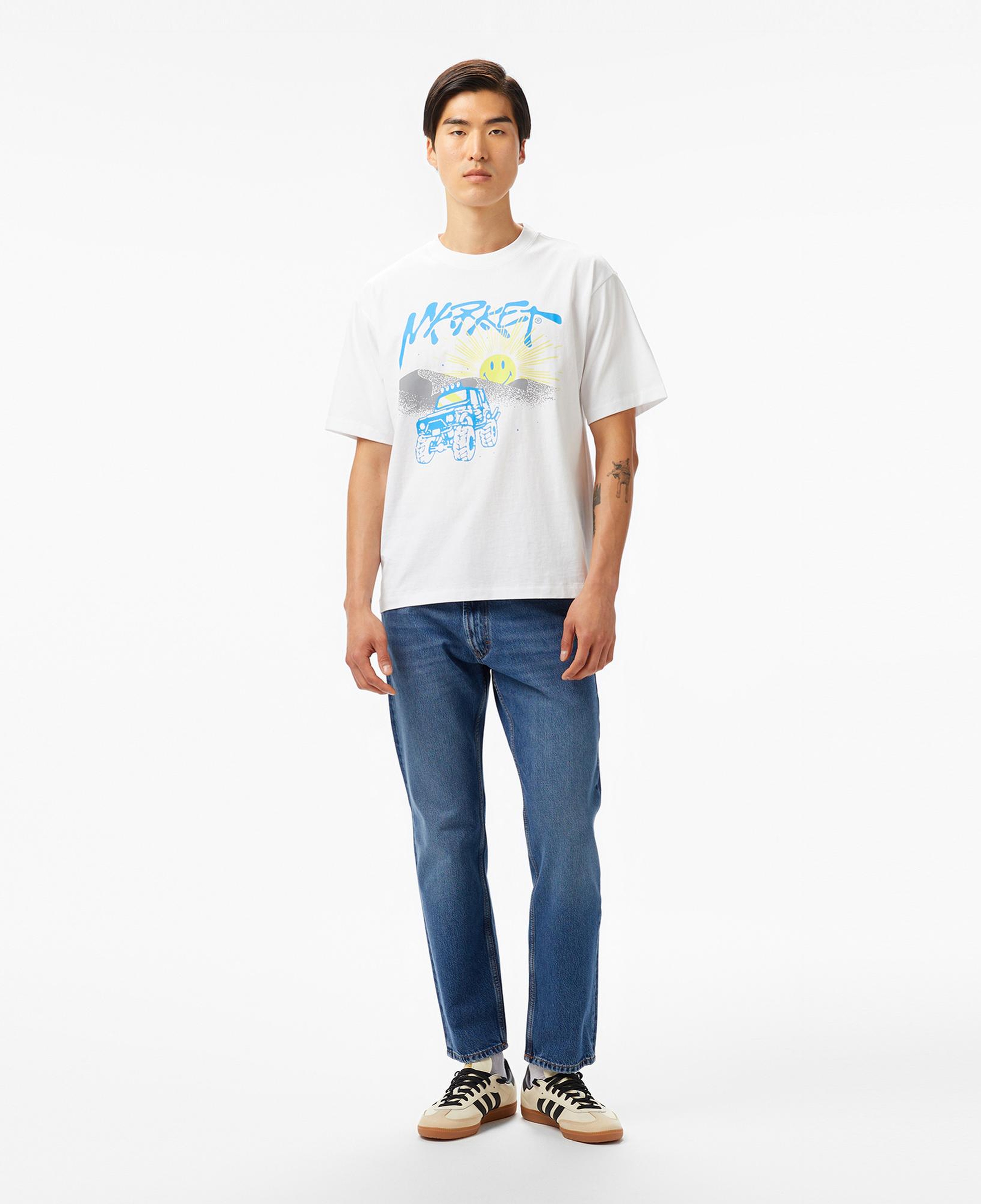 The Market 'Smiley Dumont' Unisex Beyaz T-Shirt