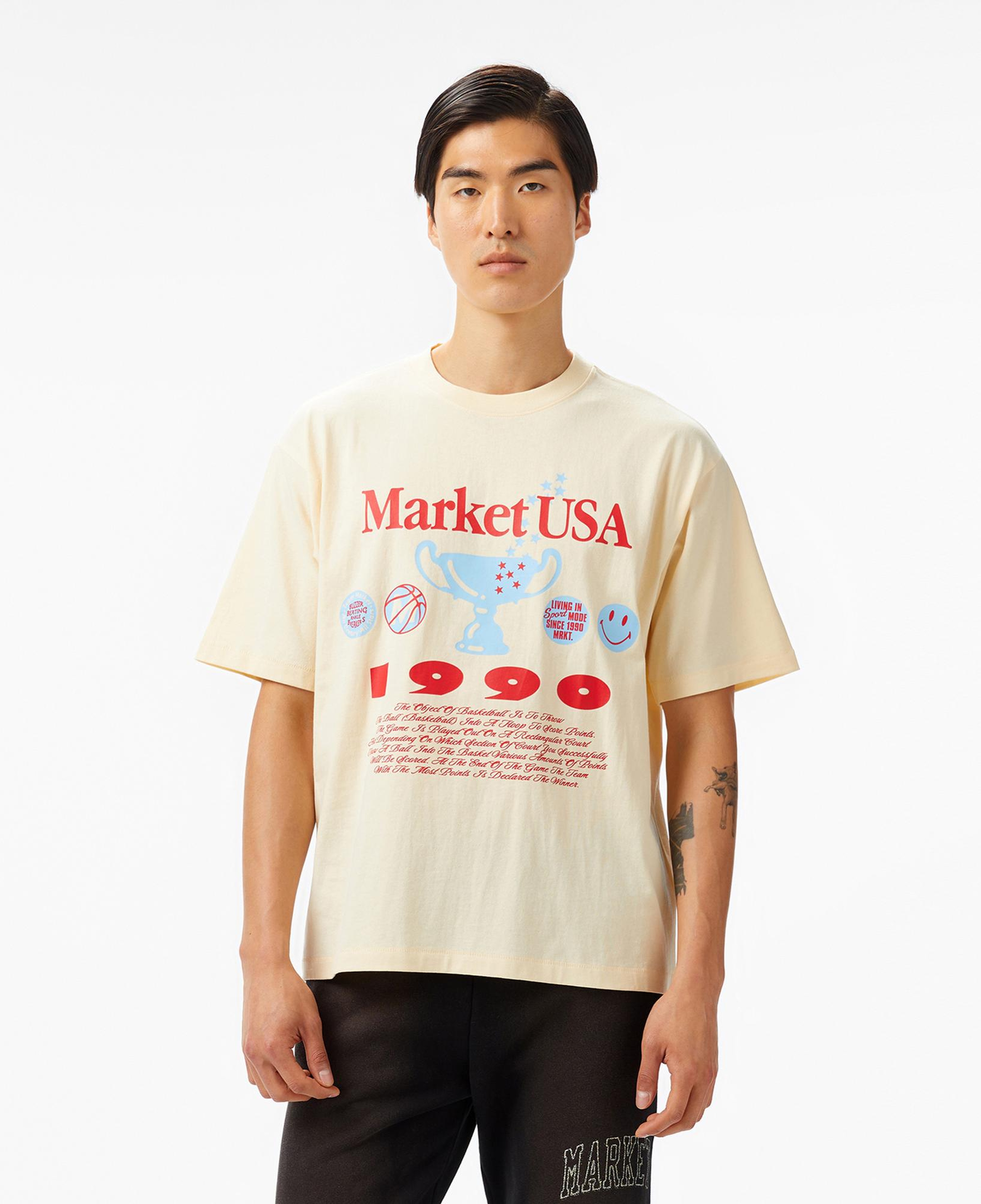 The Market USA 1990 Unisex Krem T-Shirt