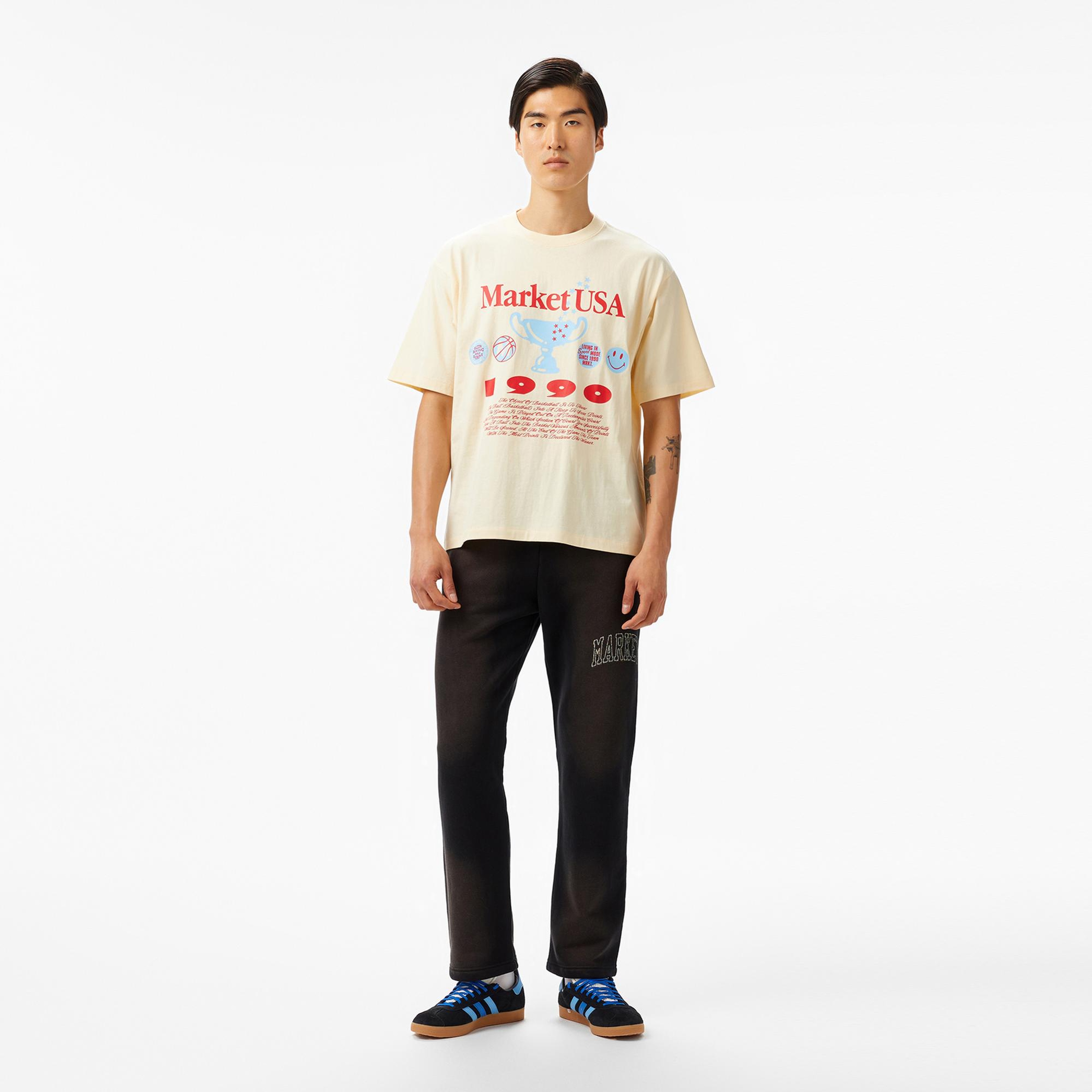 The Market USA 1990 Unisex Krem T-Shirt