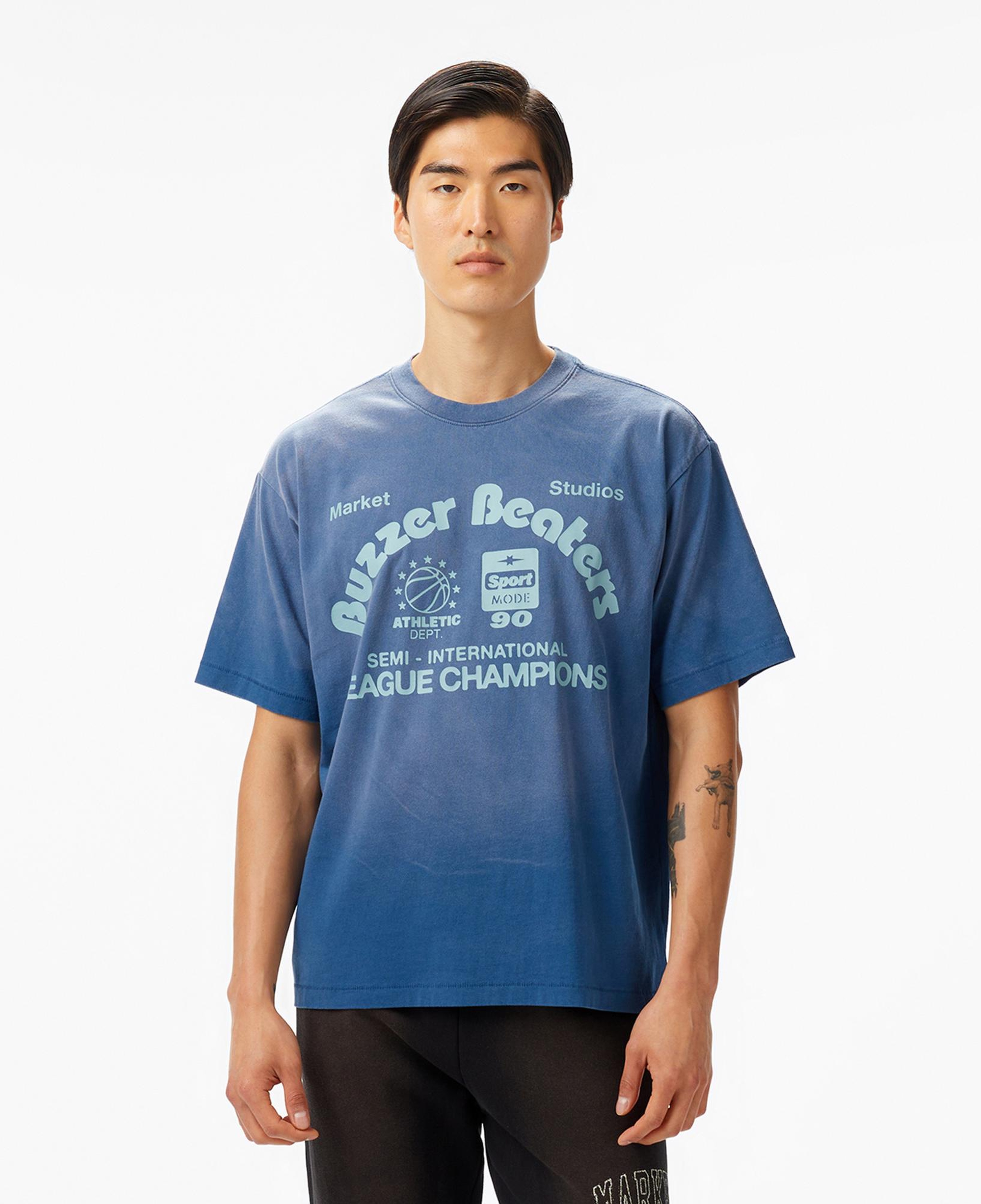 The Market 'Buzzer Beaters' Erkek Mavi T-Shirt