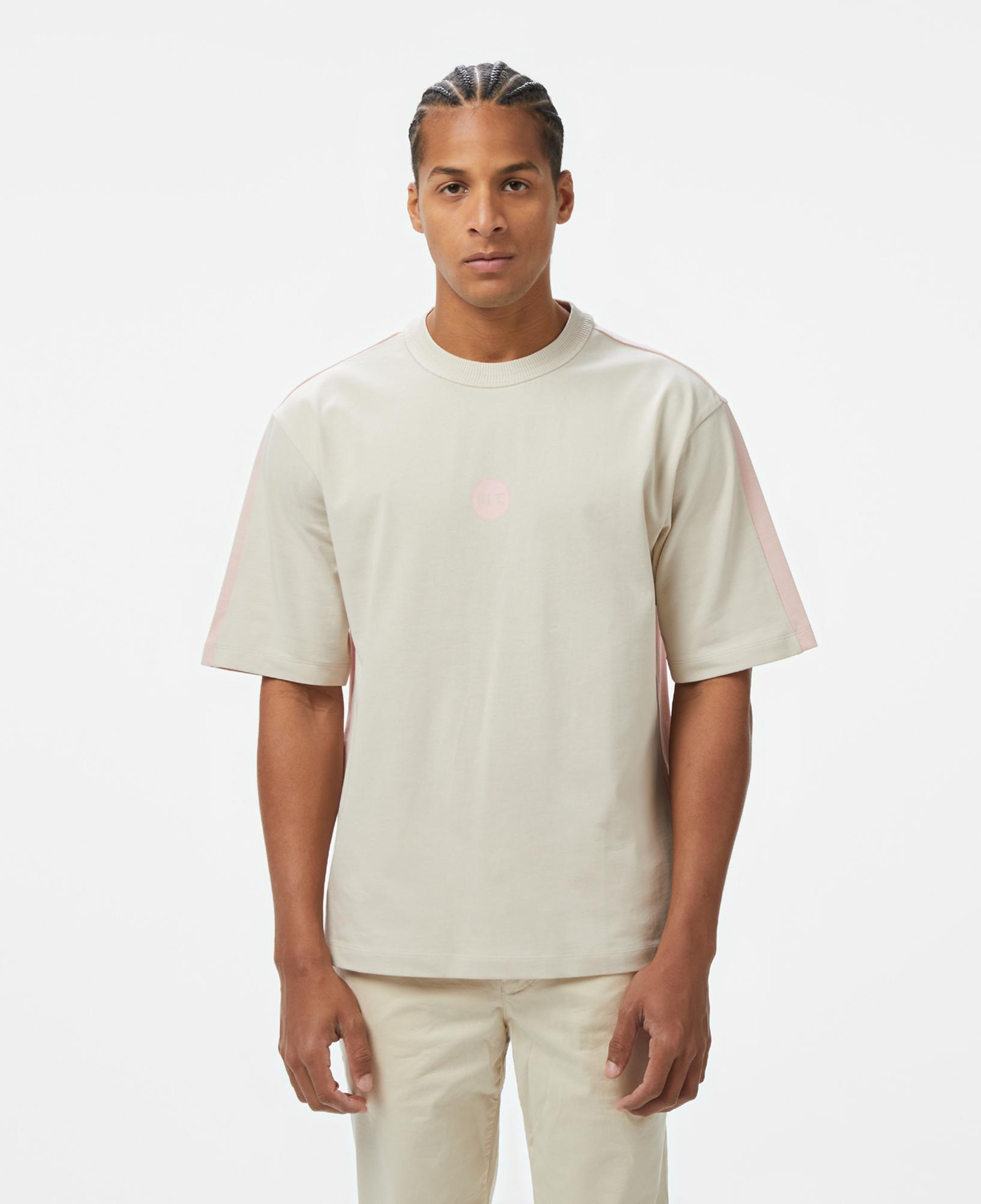 UNITED4 Erkek Krem/Pembe T-Shirt