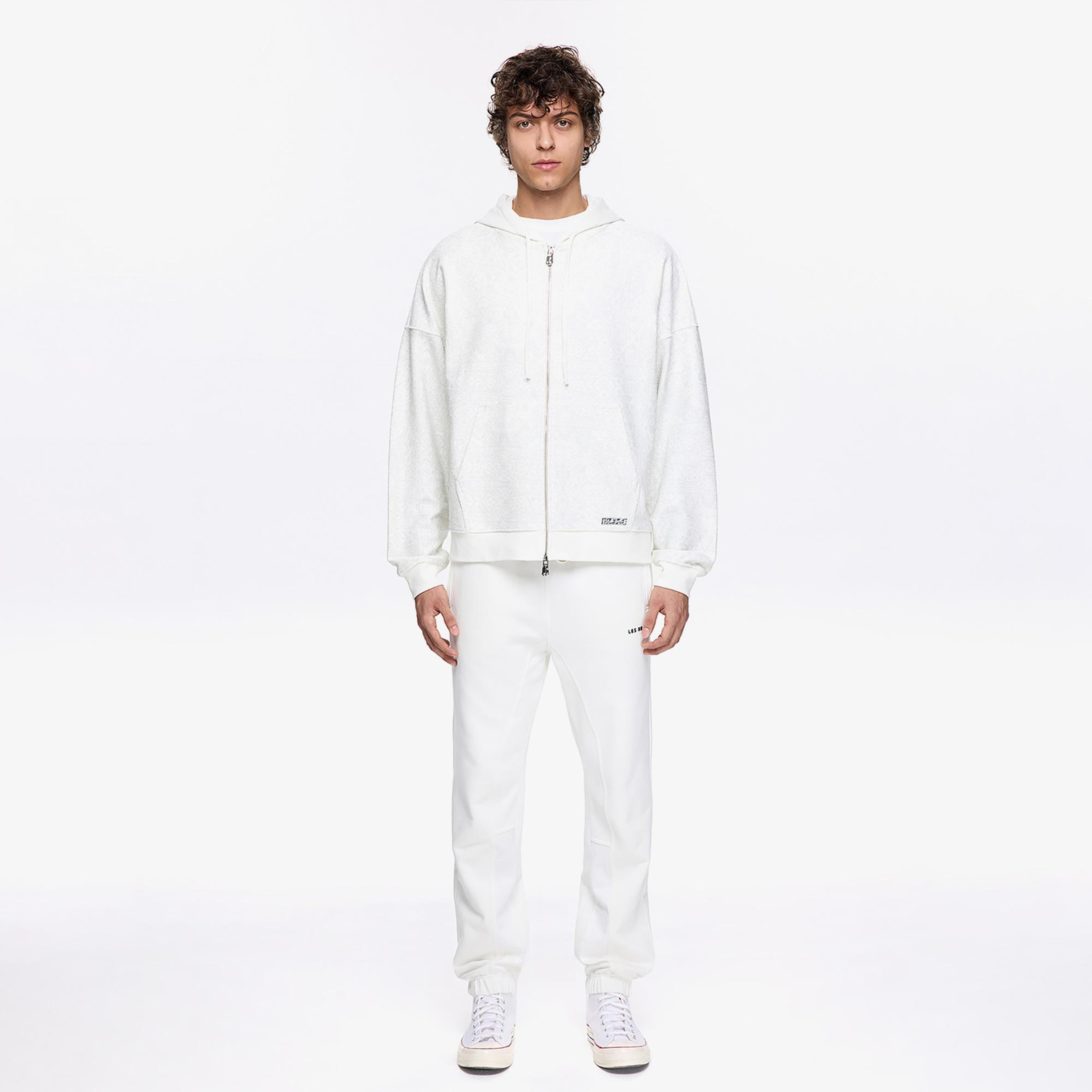 Les Benjamins Classic Erkek Beyaz Sweatshirt