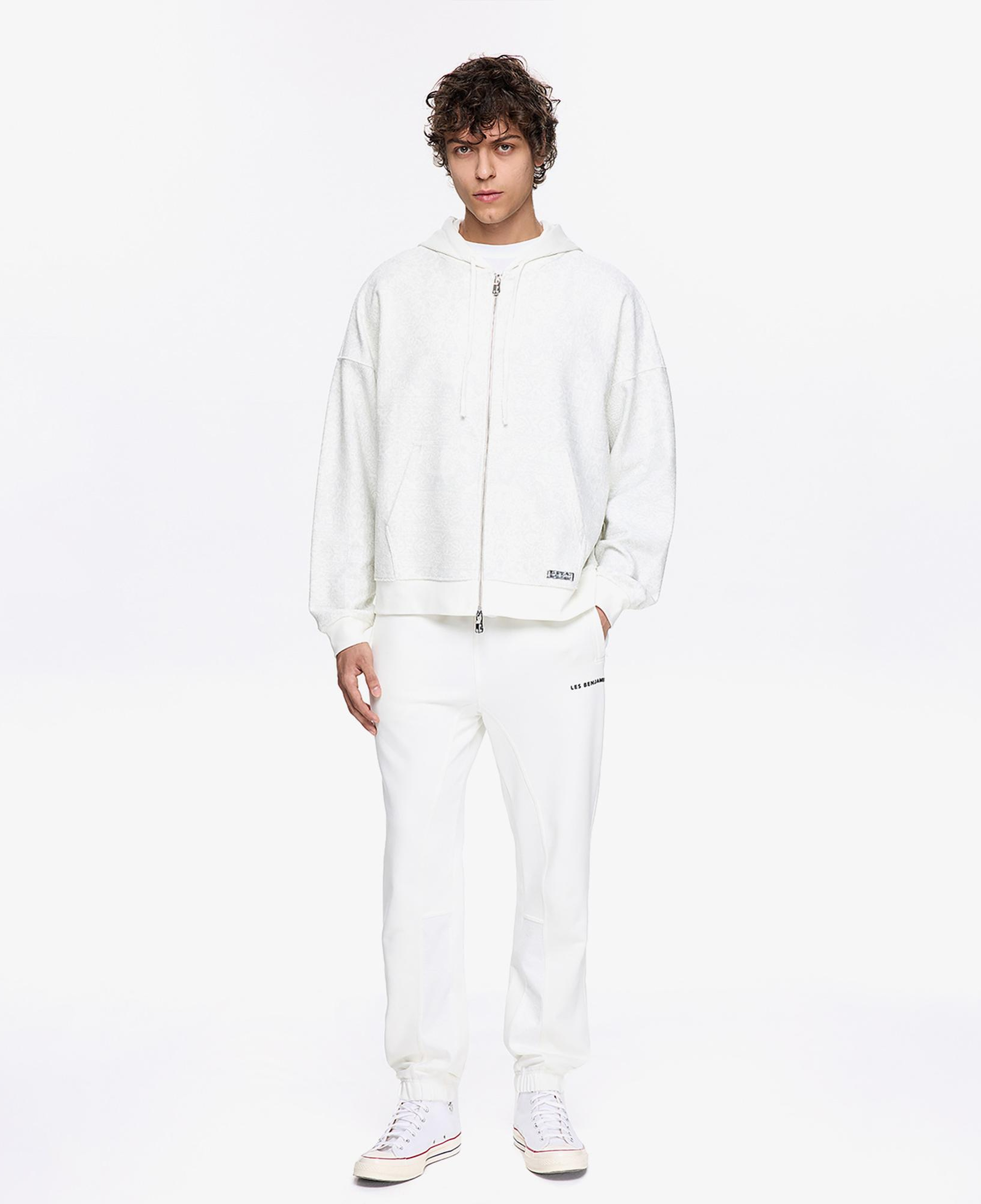 Les Benjamins Classic Erkek Beyaz Sweatshirt