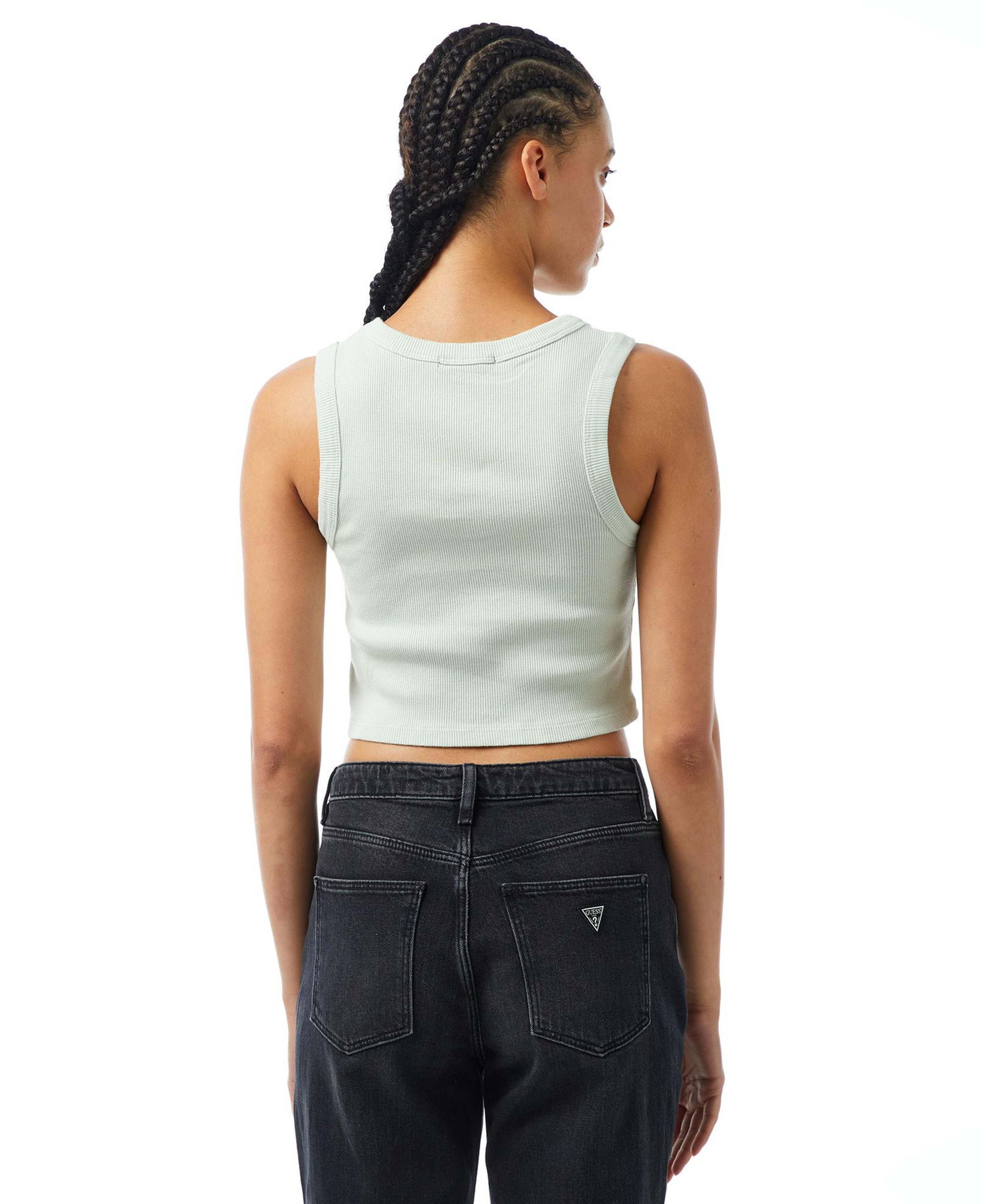 Vans Drew Rib Tank Kadın Yeşil T-Shirt