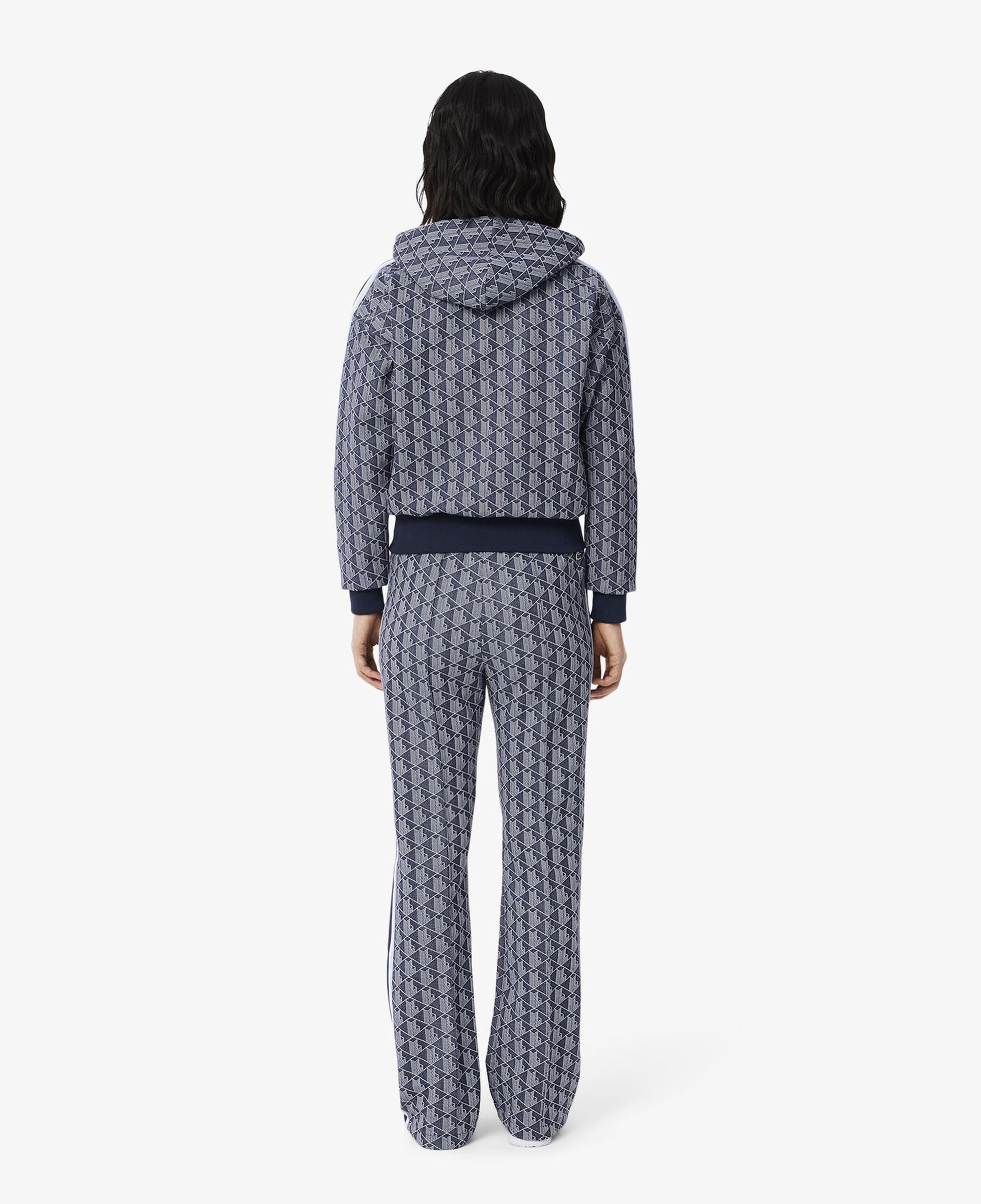 Lacoste Flare Fit Monogram Kadın Lacivert Eşofman Altı