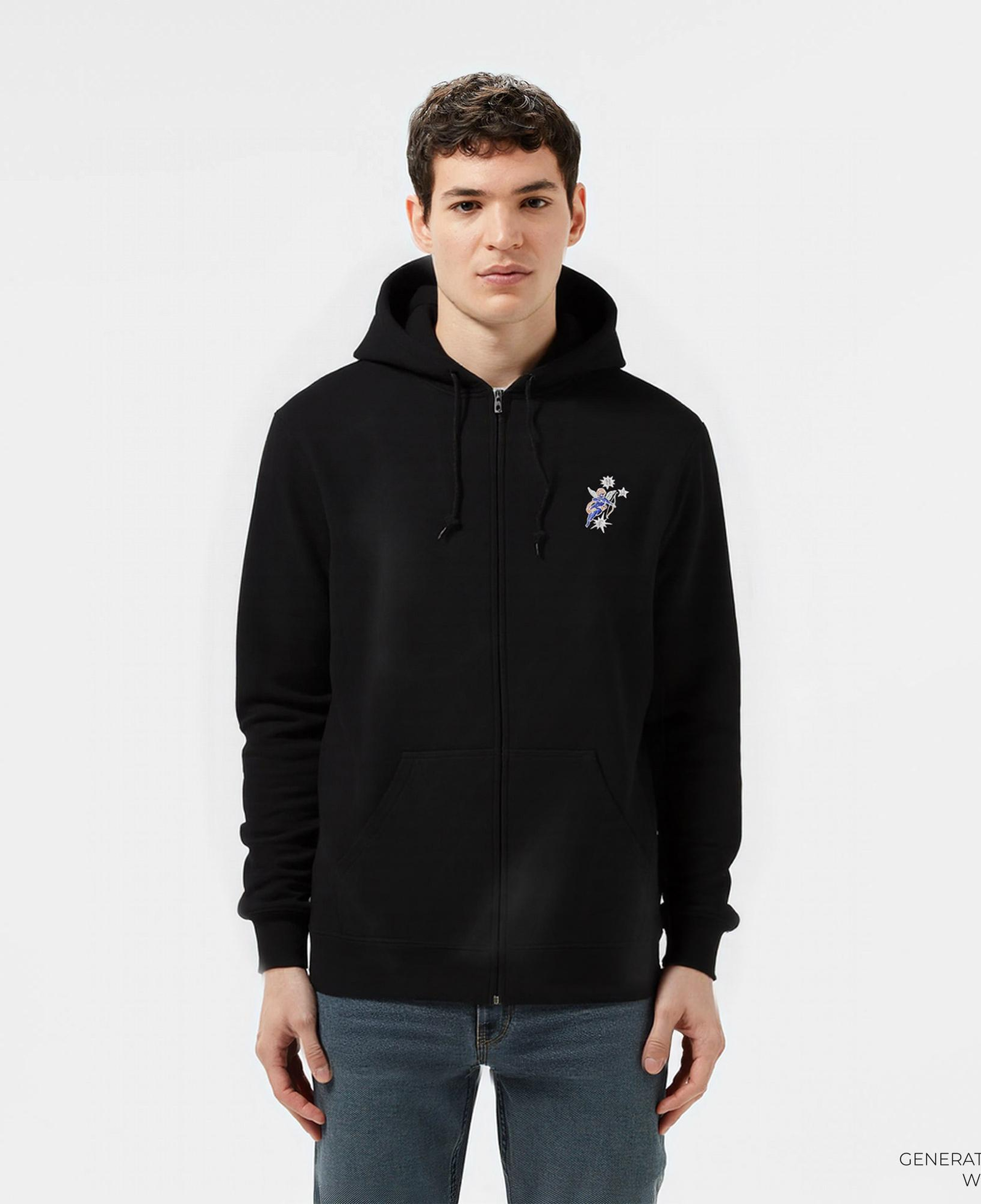 Huf Cupid F/Z Erkek Siyah Hoodie