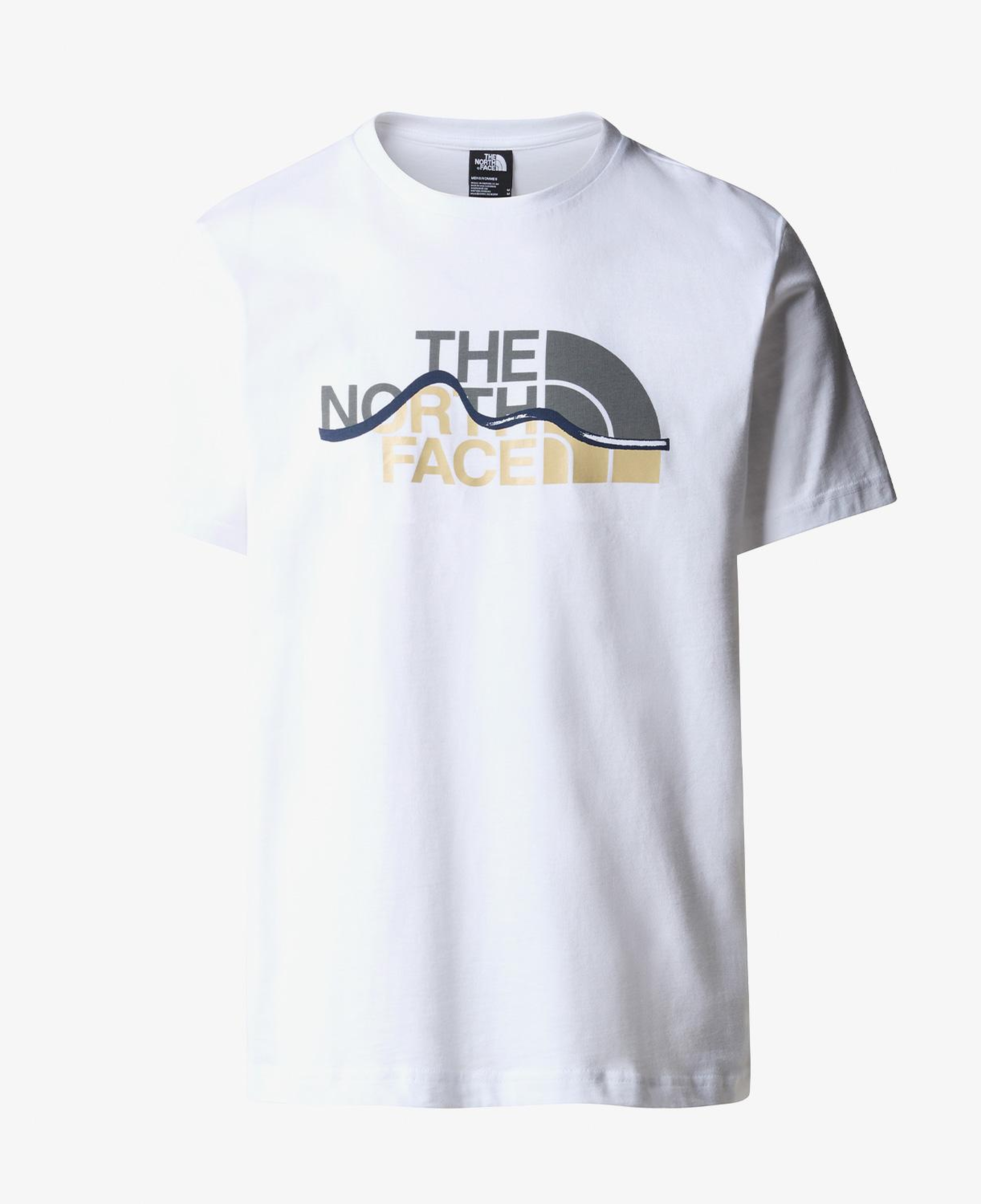 The North Face Ss Mountaın Lıne Erkek Beyaz T-Shirt