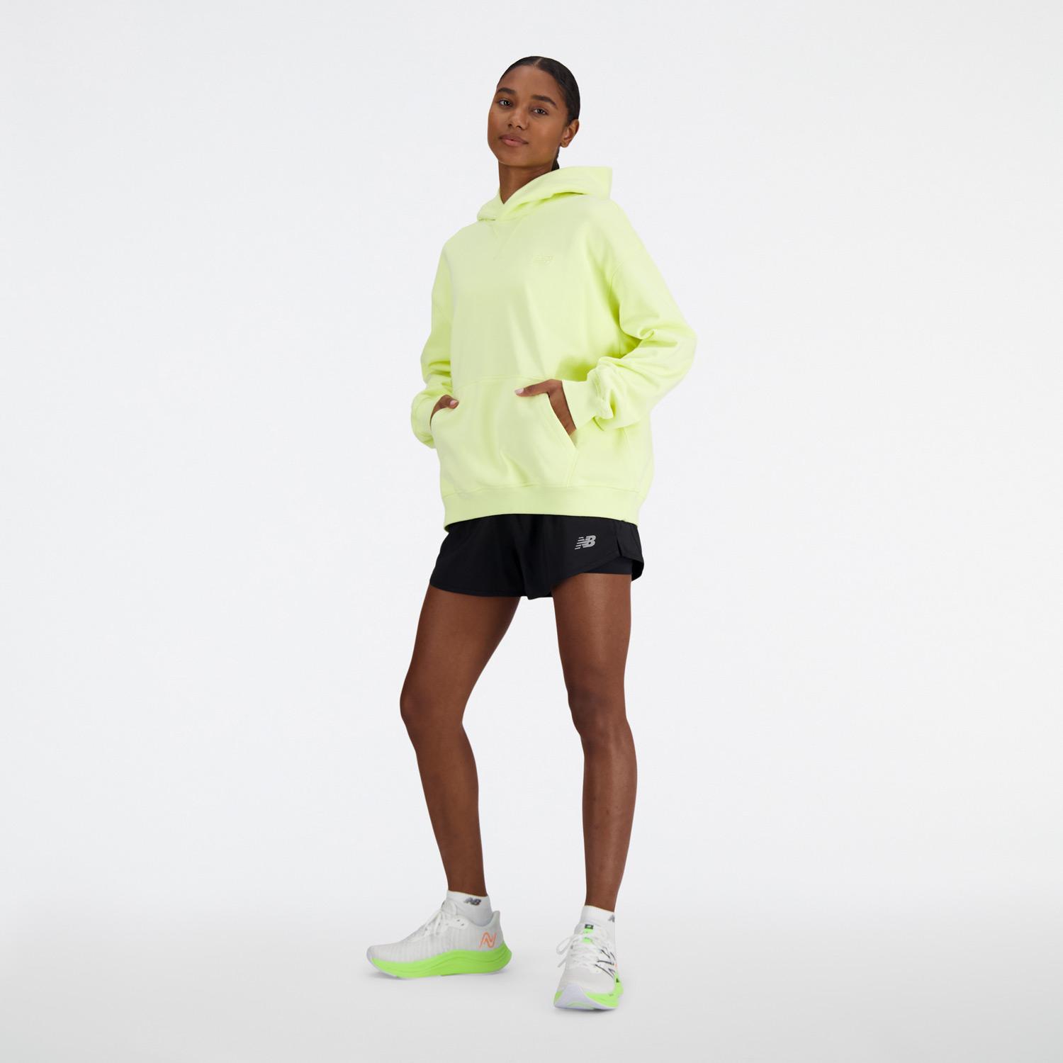New Balance Athletics French Terry Kadın Sarı Hoodie