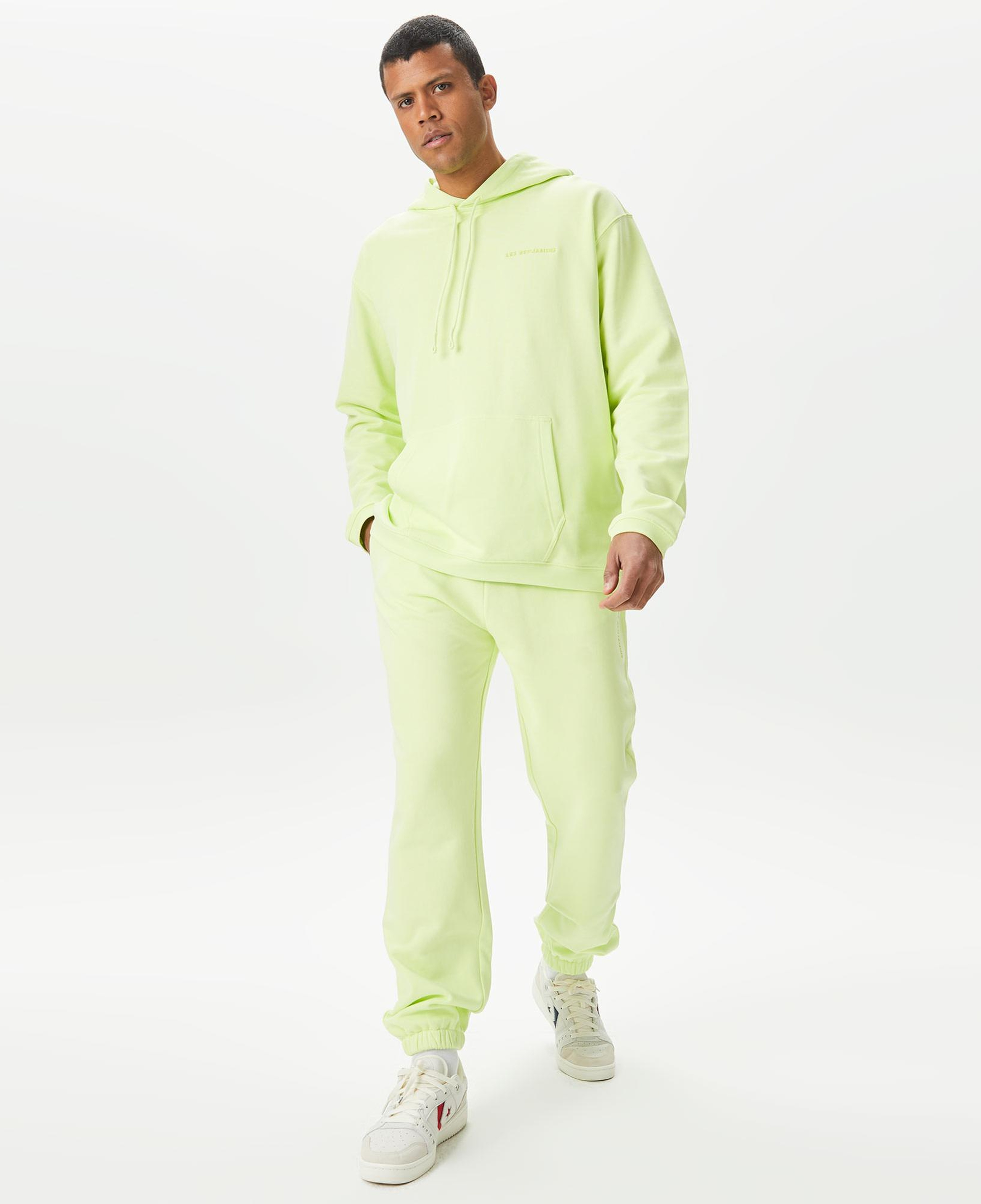 Les Benjamins Essentials 301 Erkek Yeşil Hoodie