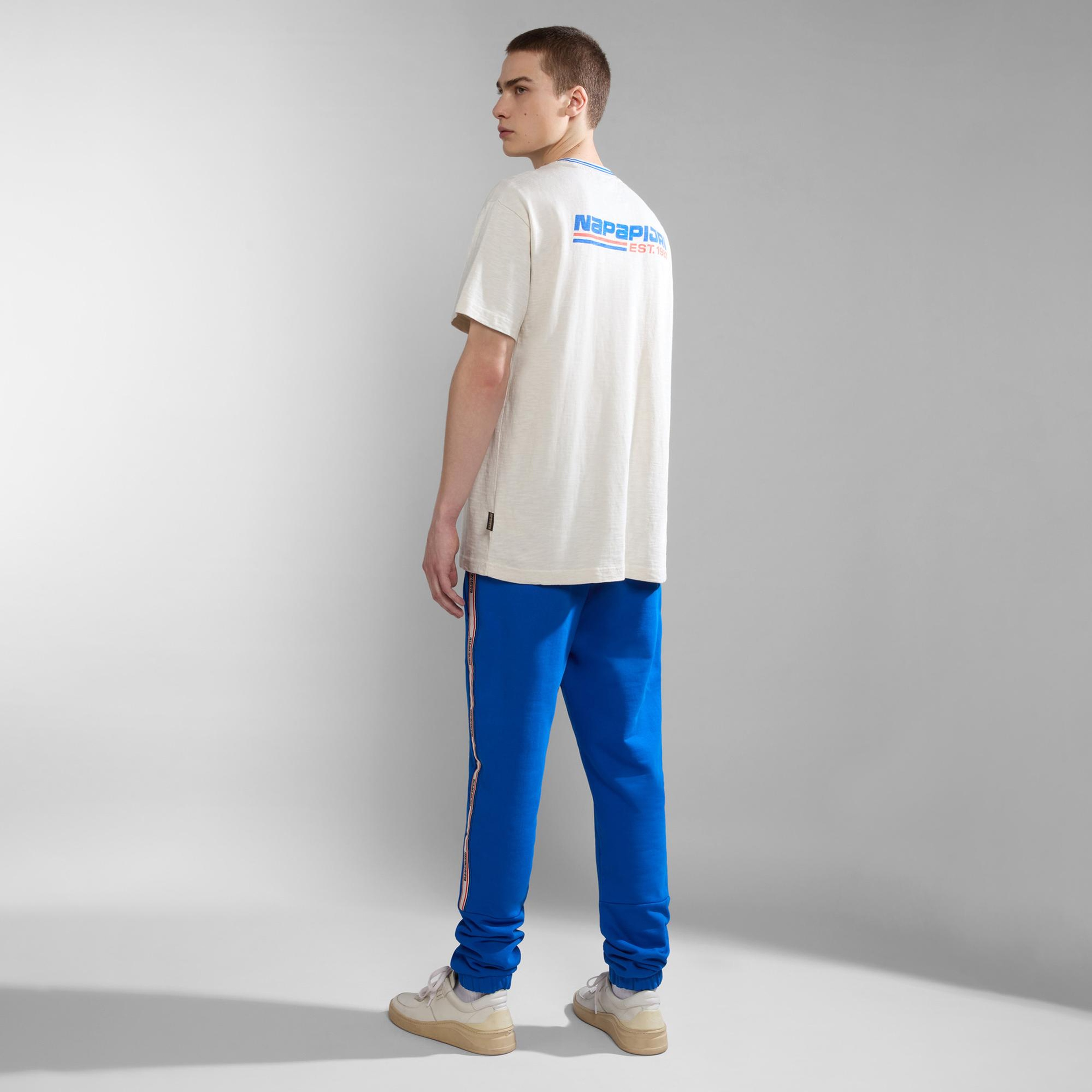 Napapijri S-Grober Erkek Beyaz T-Shirt