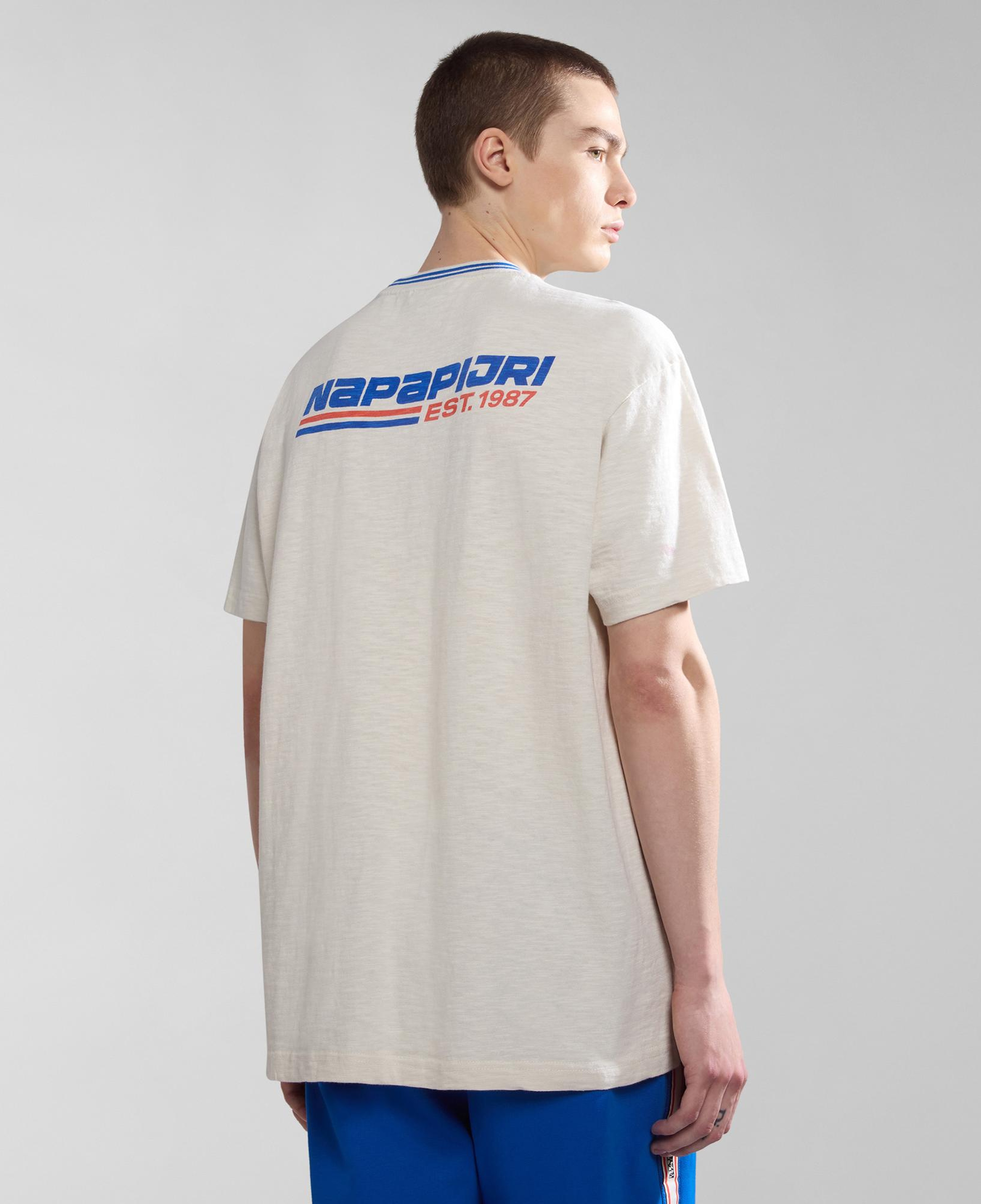 Napapijri S-Grober Erkek Beyaz T-Shirt