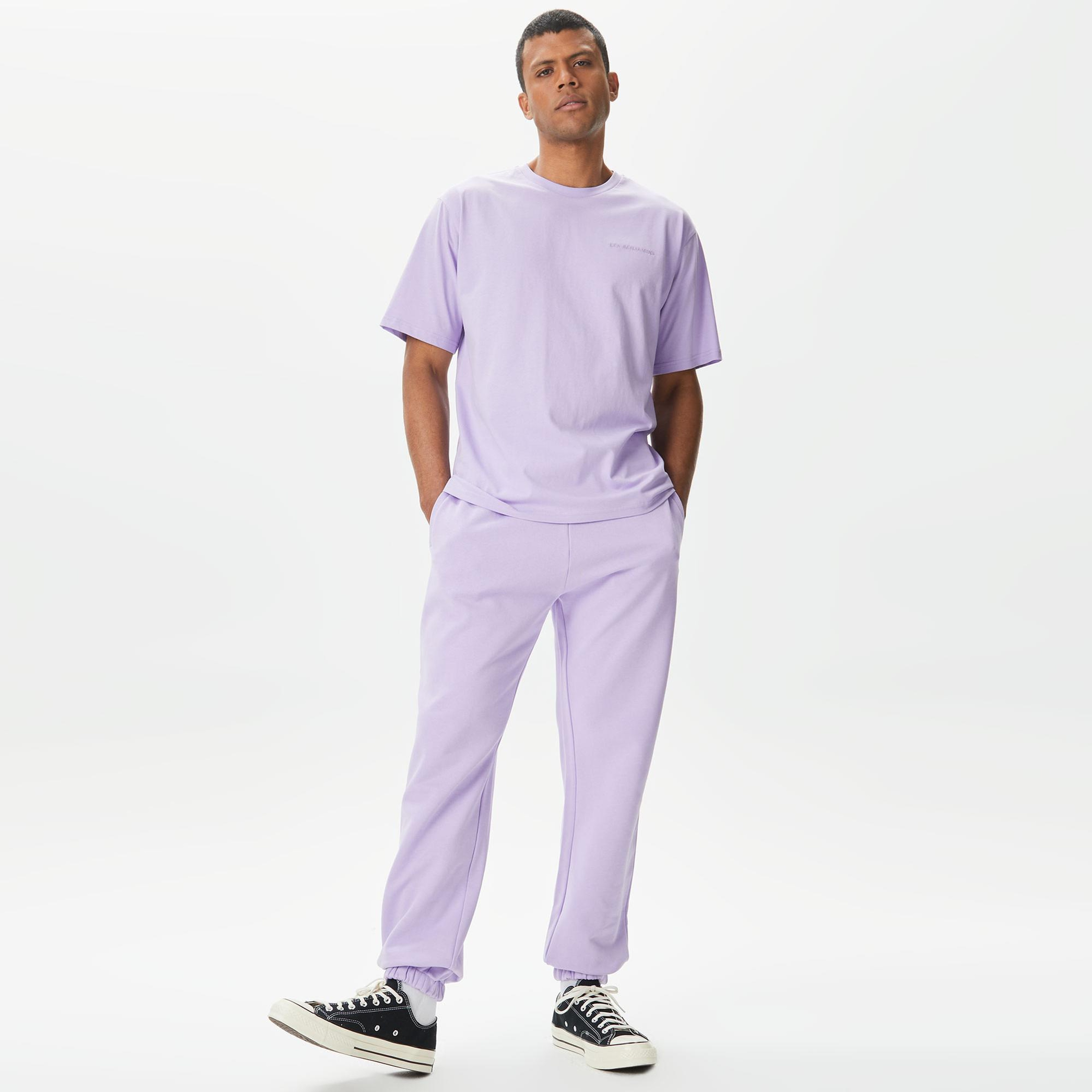 Les Benjamins Essentials Erkek Mor Eşofman Altı