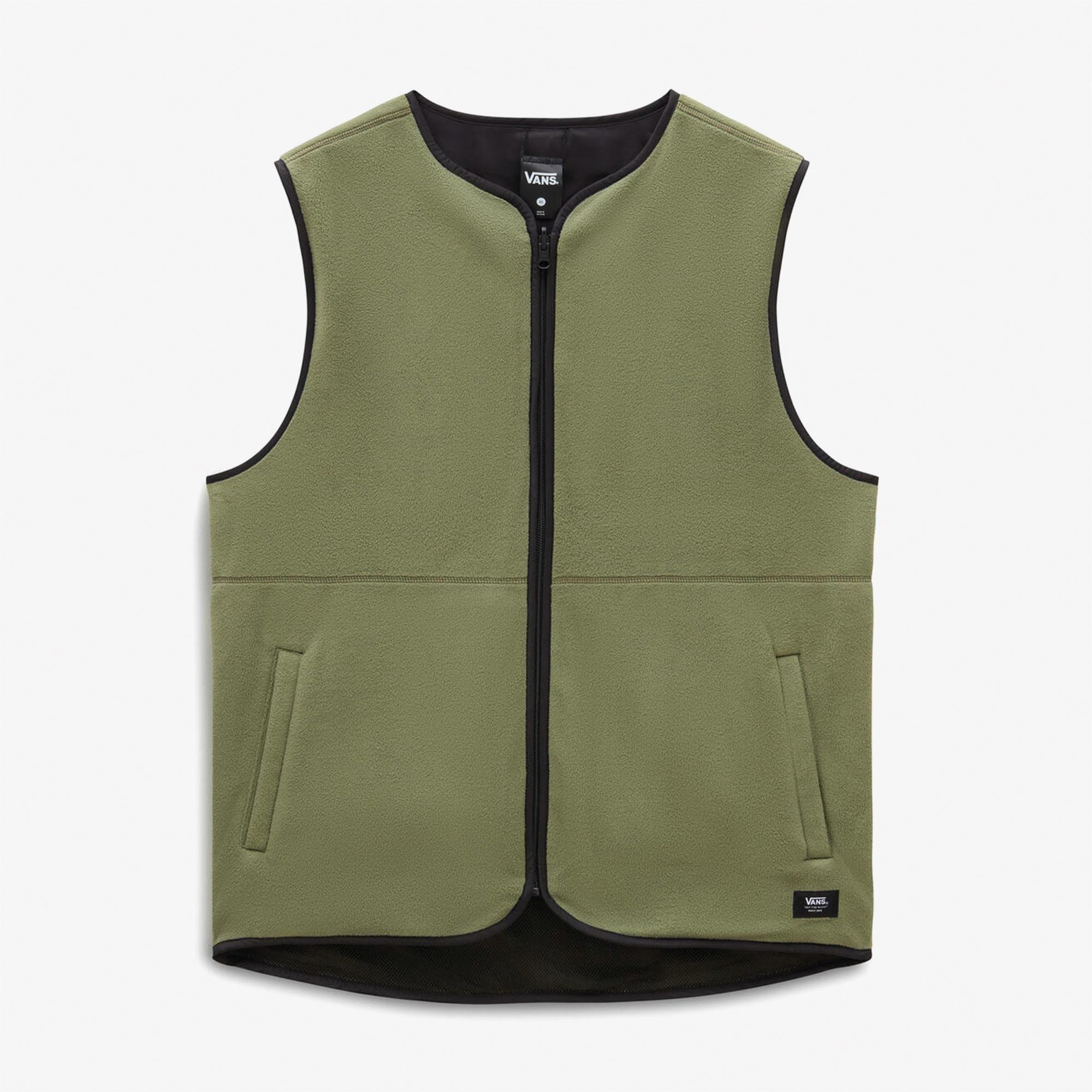 Vans Rosewood Reversible Vest Erkek Yeşil Ceket