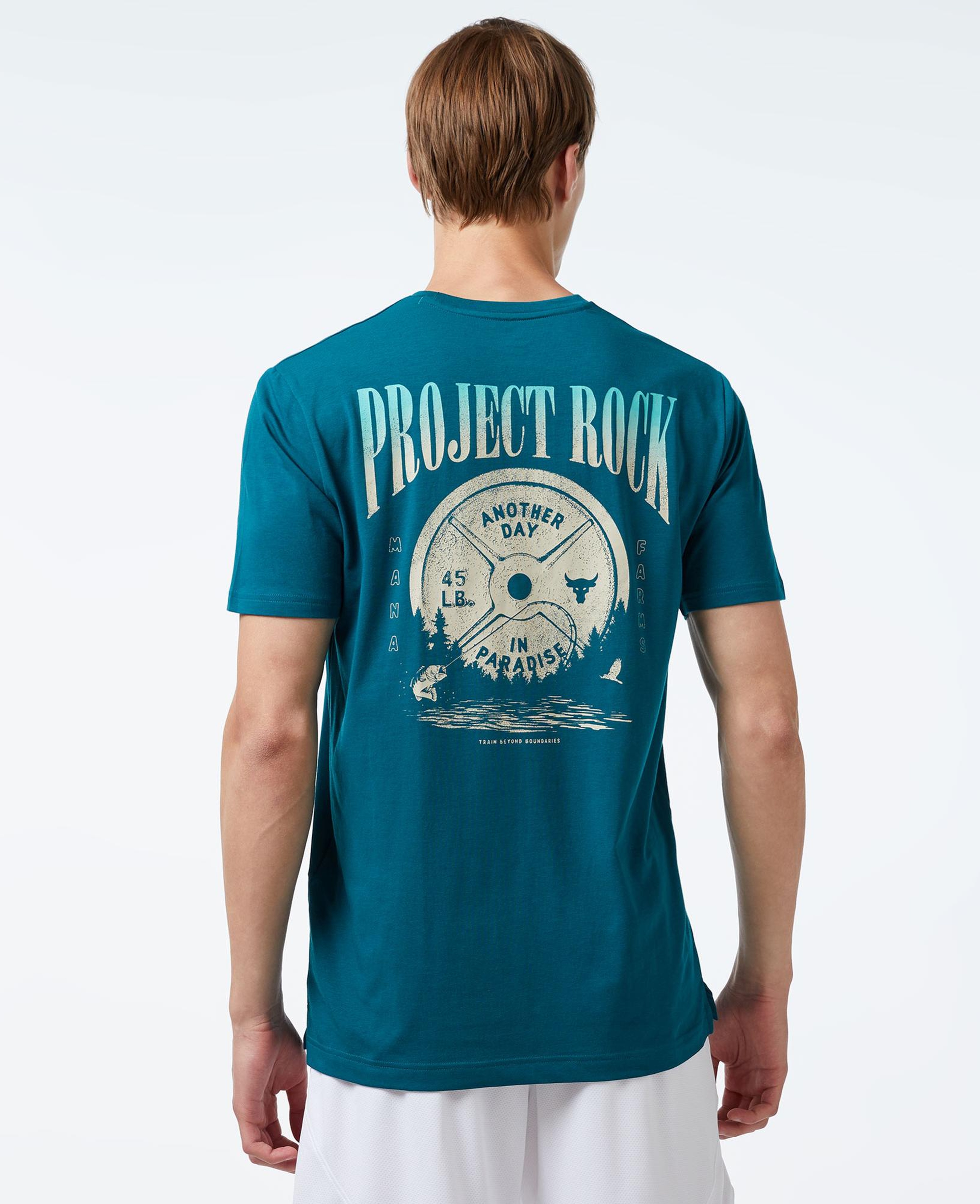 Under Armour Pjt Rck Day Grphc Ss Erkek Mavi T-Shirt