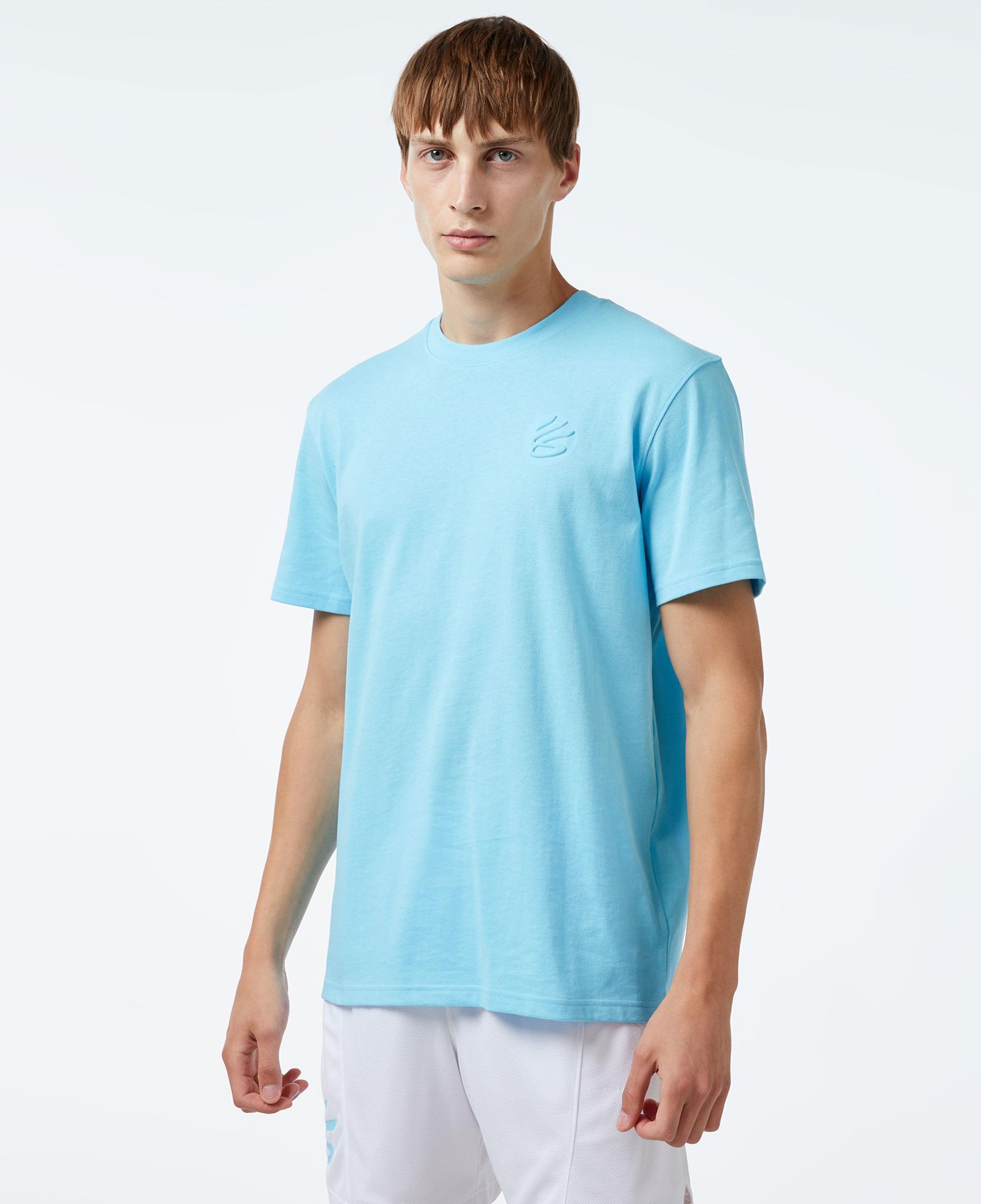 Under Armour Curry Emboss Hw Erkek Mavi T-Shirt