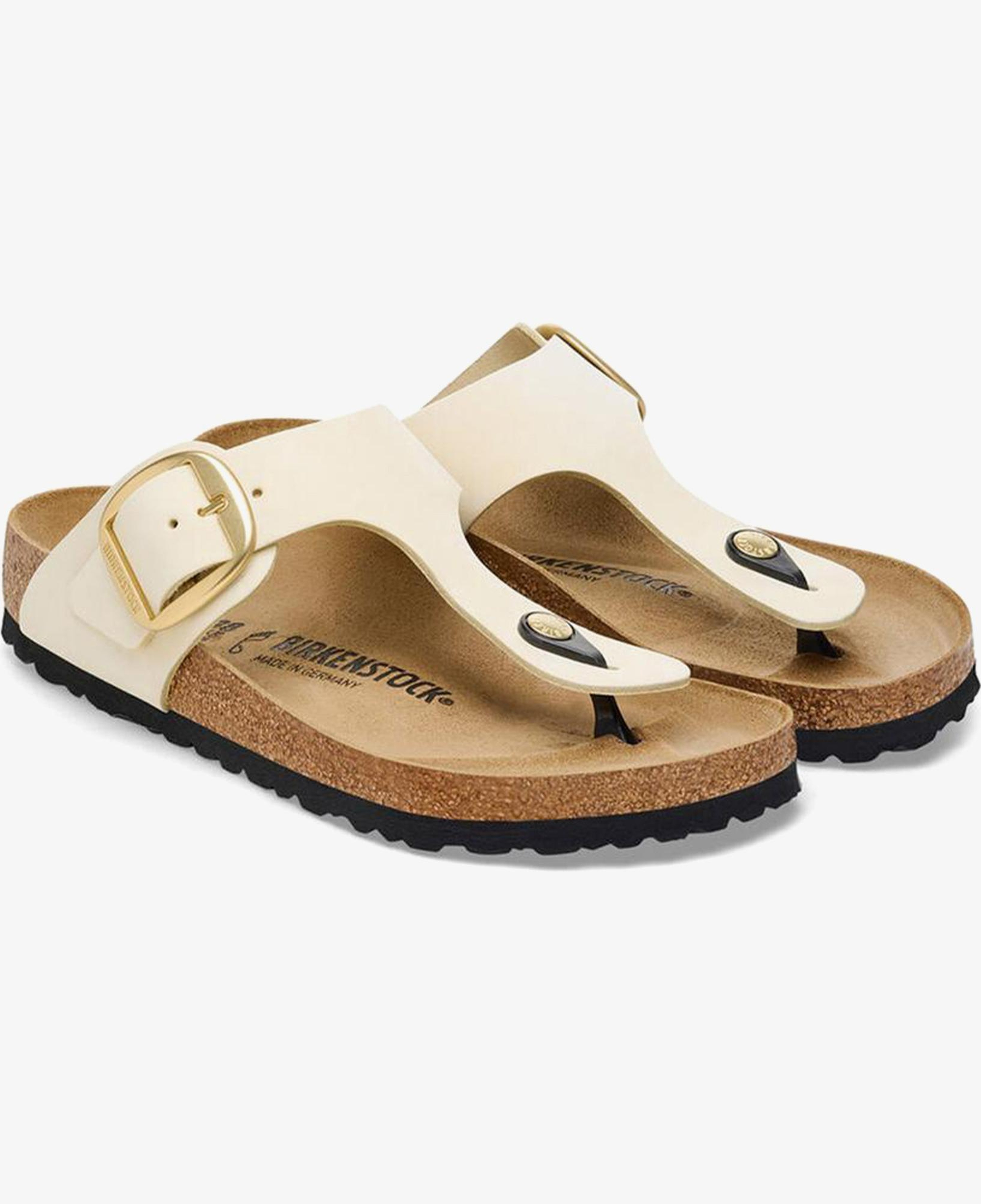 Birkenstock Gizeh Big Buckle Nu Kadın Krem Terlik