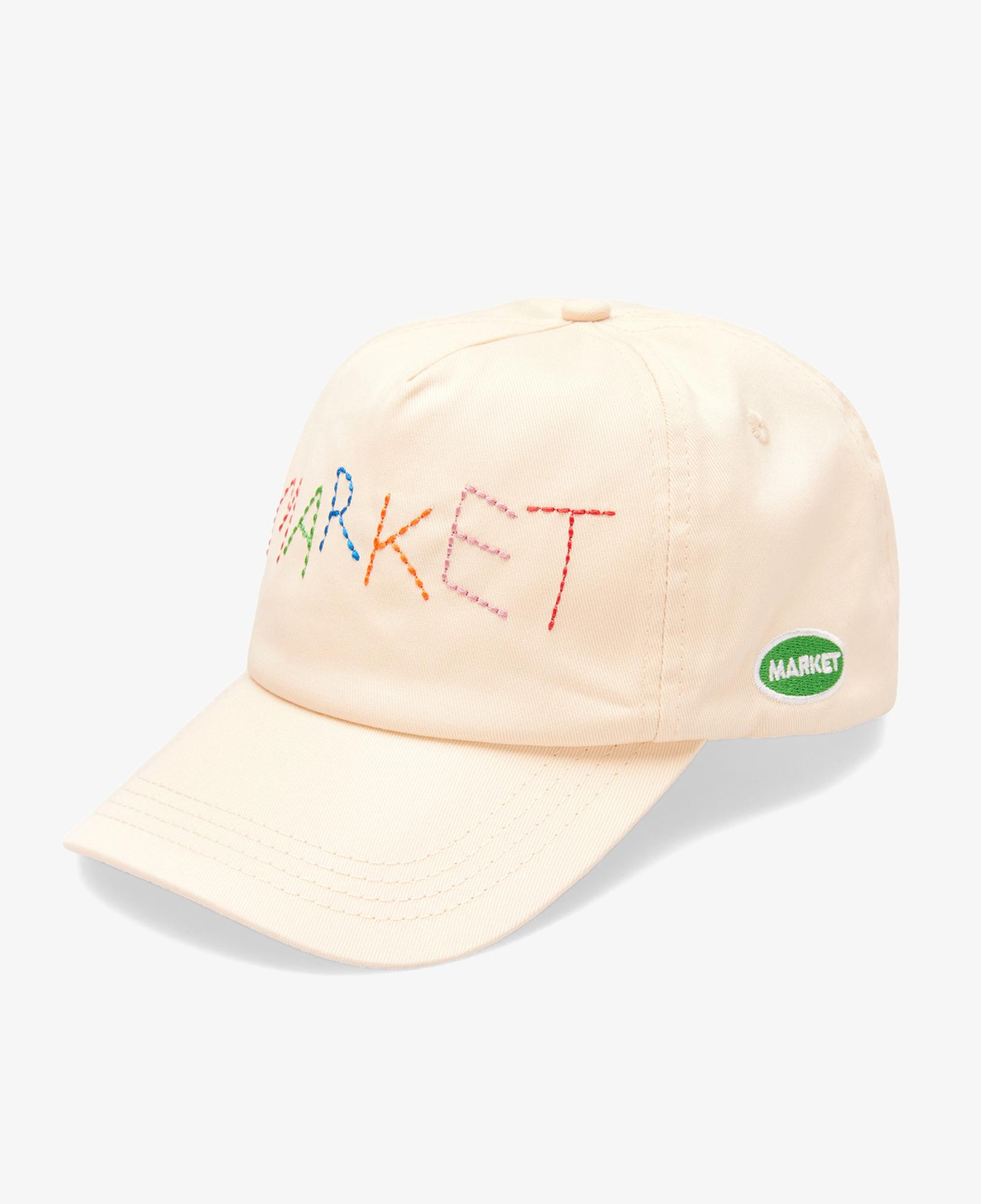 The Market Soft Stitch 5 Panel Unisex Krem Şapka