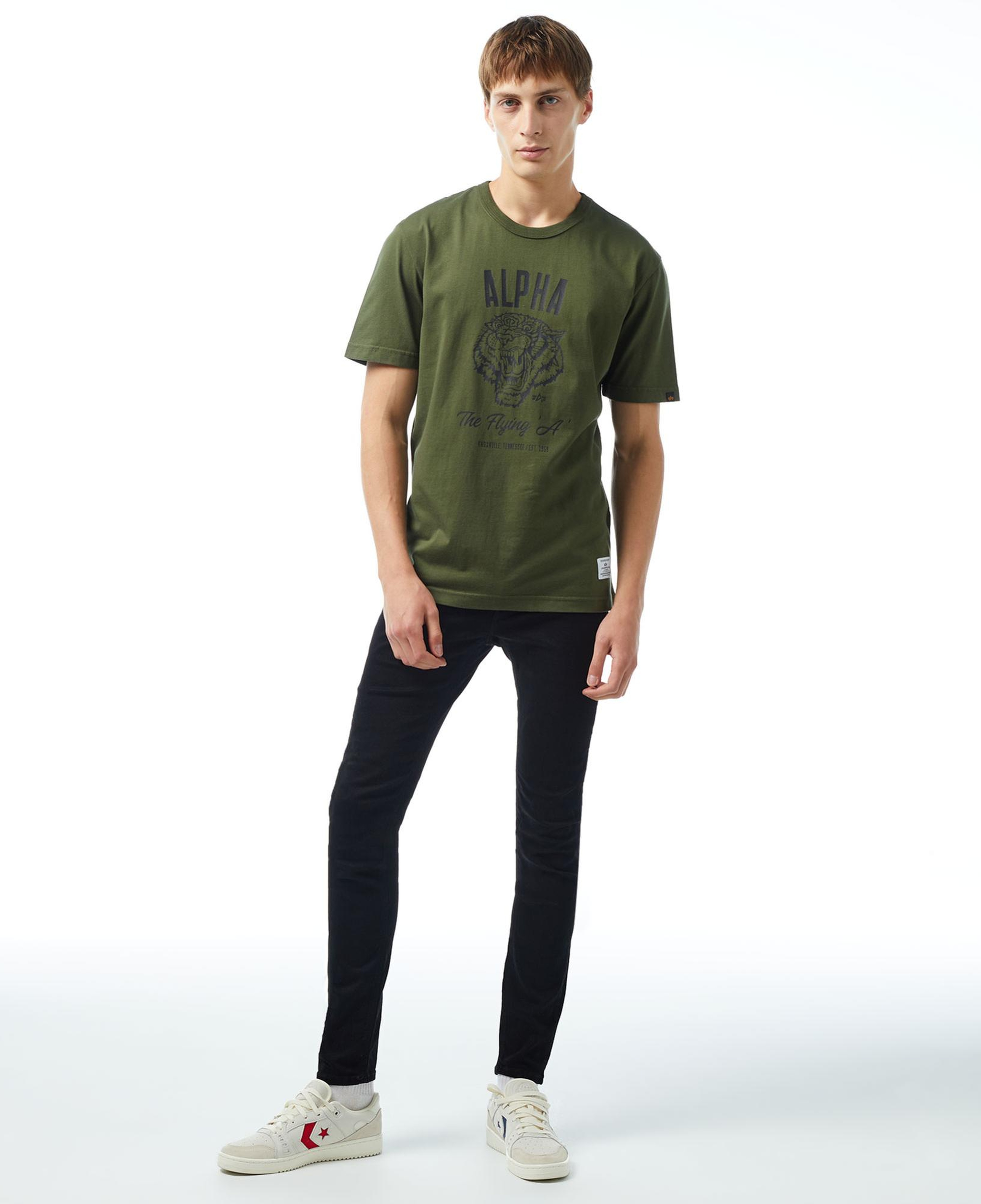 Alpha Industries Alpha Tiger Erkek Haki T-Shirt
