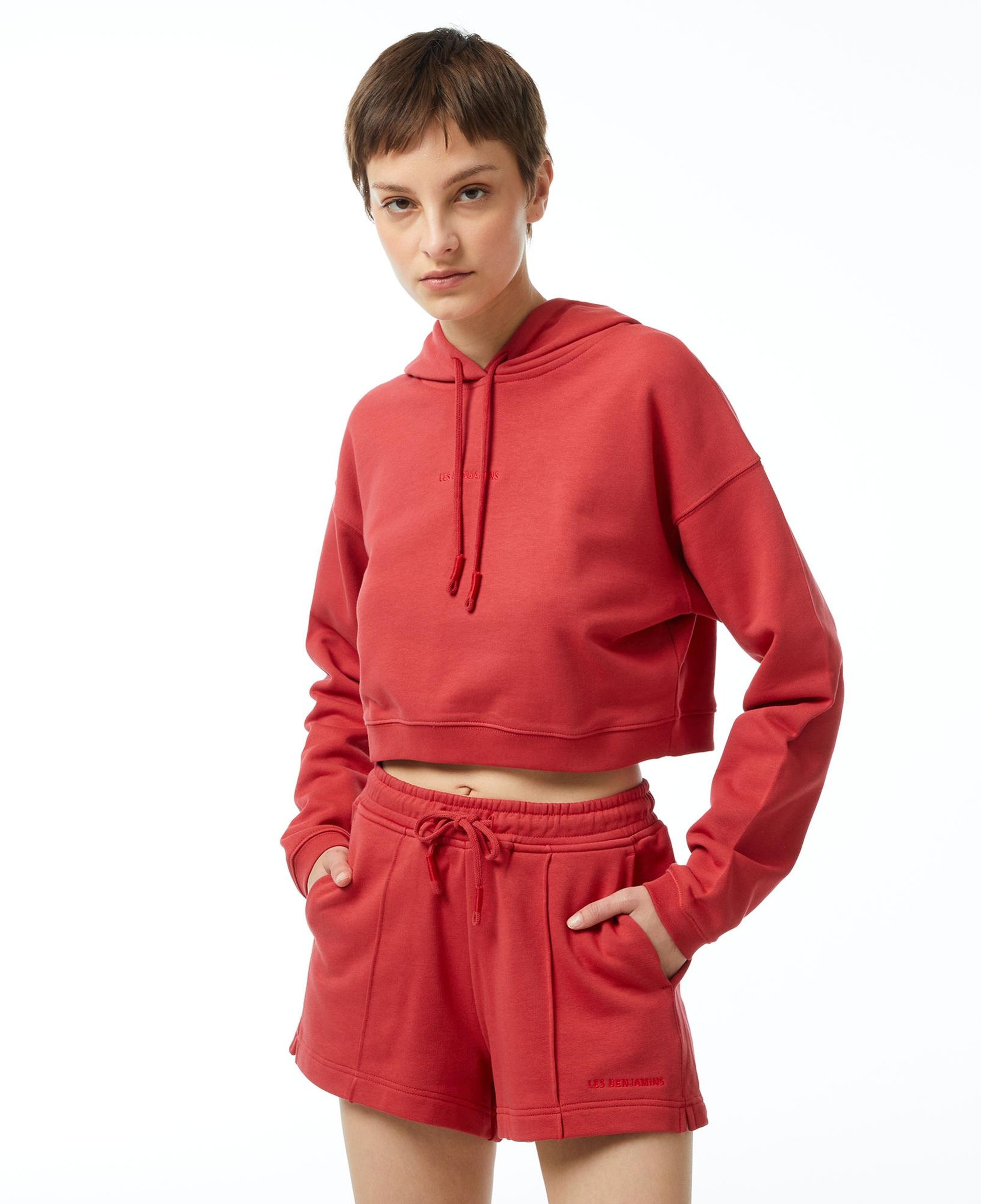 Les Benjamins 304 Kadın Kırmızı Hoodie