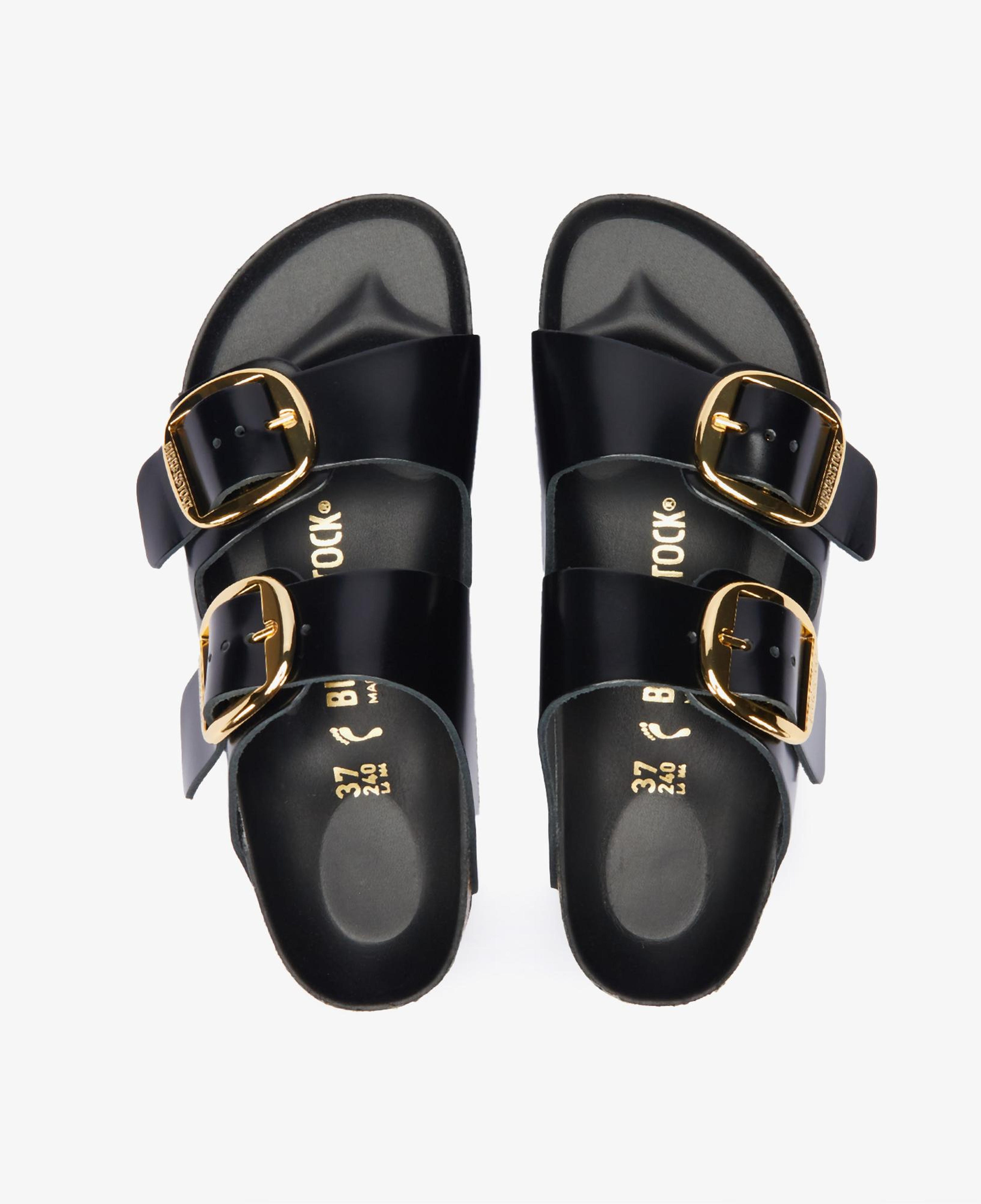 Birkenstock Arizona Big Buckle Nl High Shine Kadın Siyah Terlik