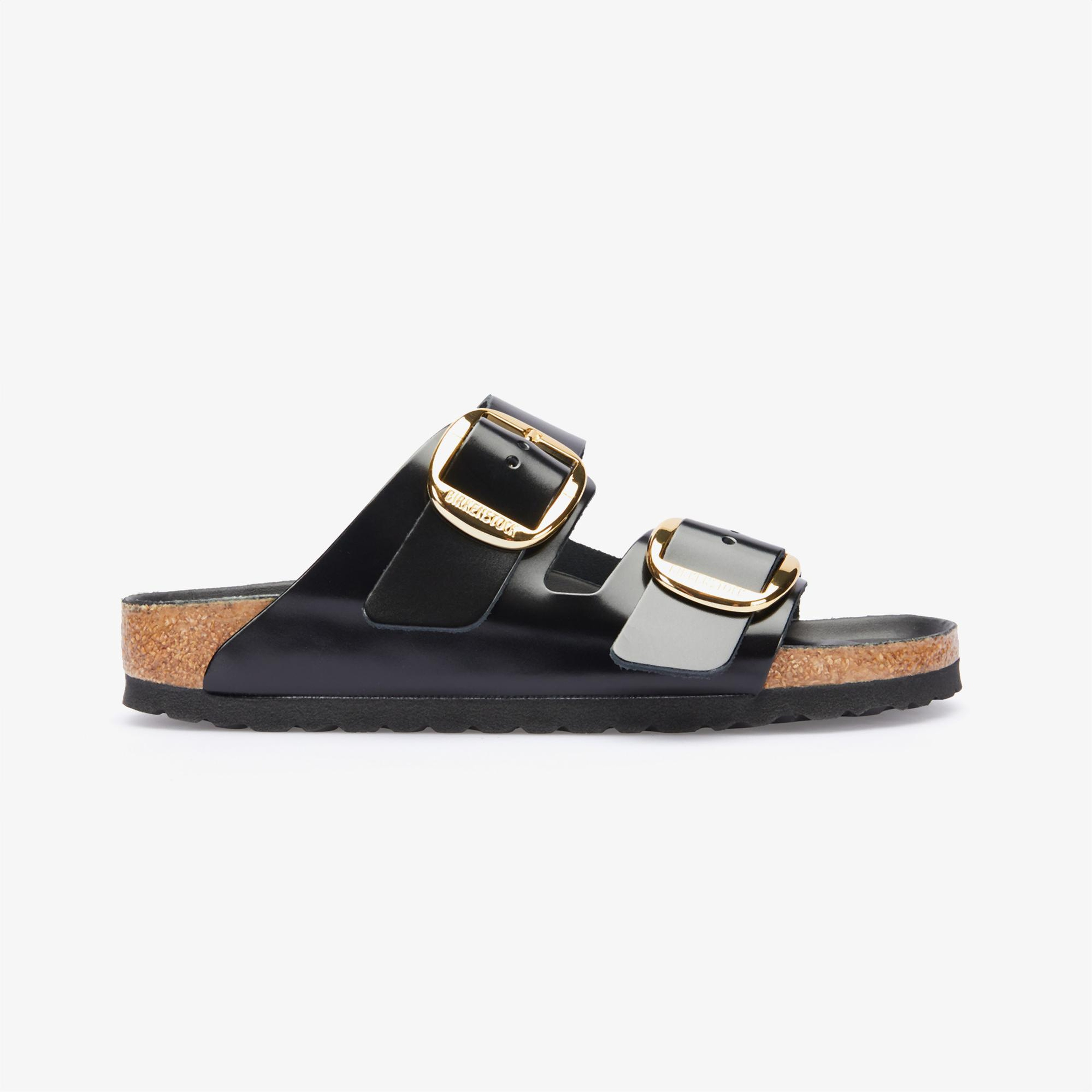 Birkenstock Arizona Big Buckle Nl High Shine Kadın Siyah Terlik