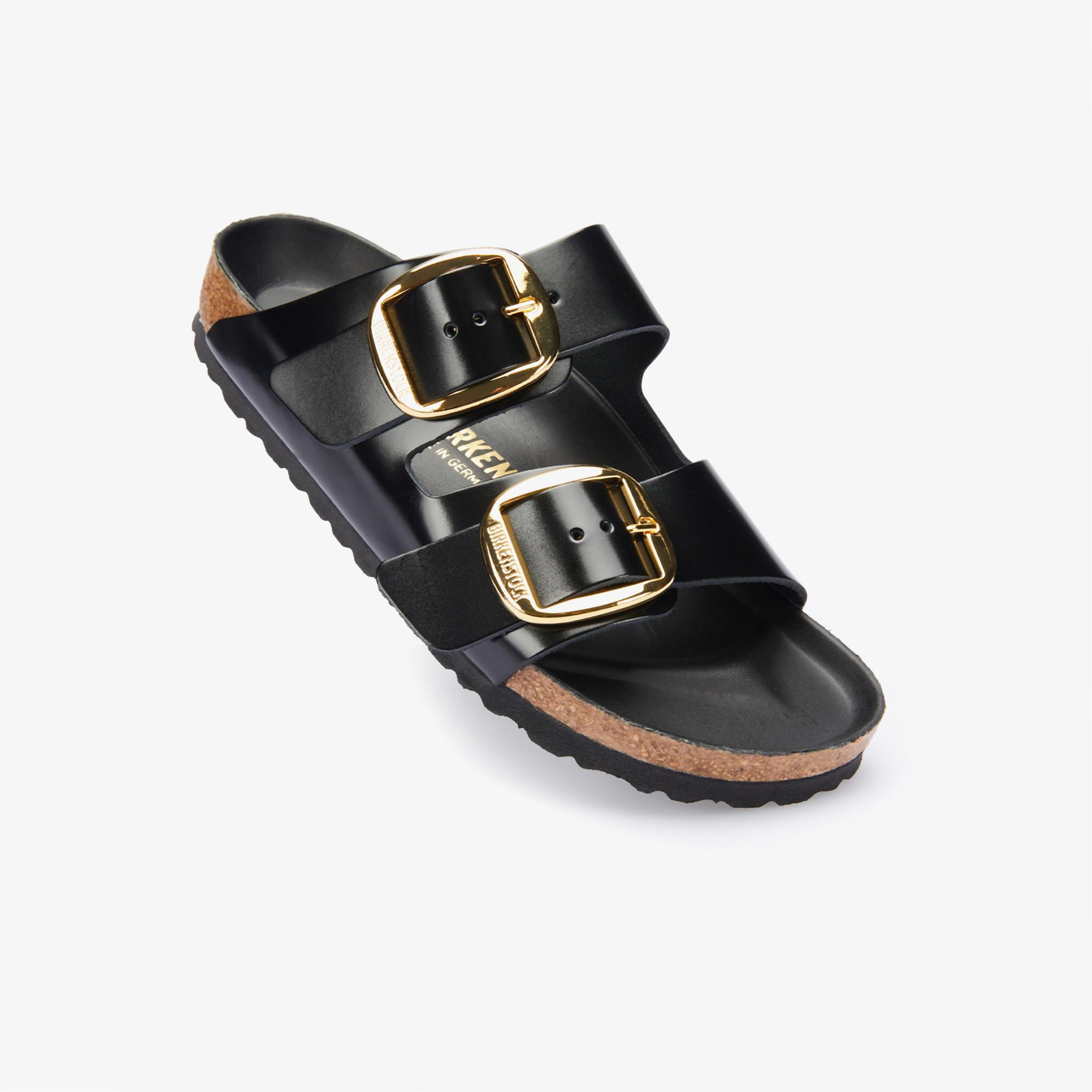Birkenstock Arizona Big Buckle Nl High Shine Kadın Siyah Terlik