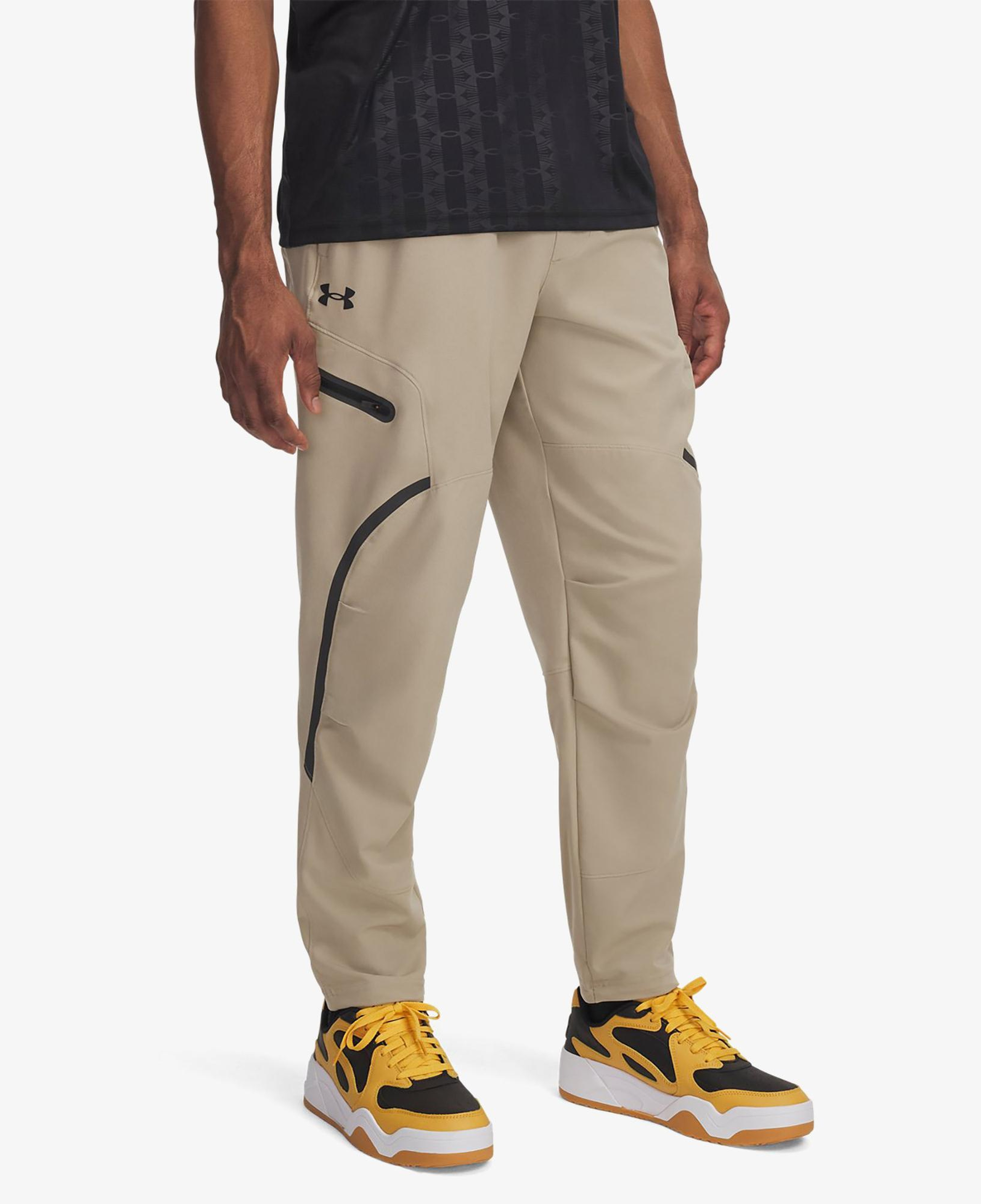 Under Armour Unstoppable Kargo Erkek Bej Eşofman Altı