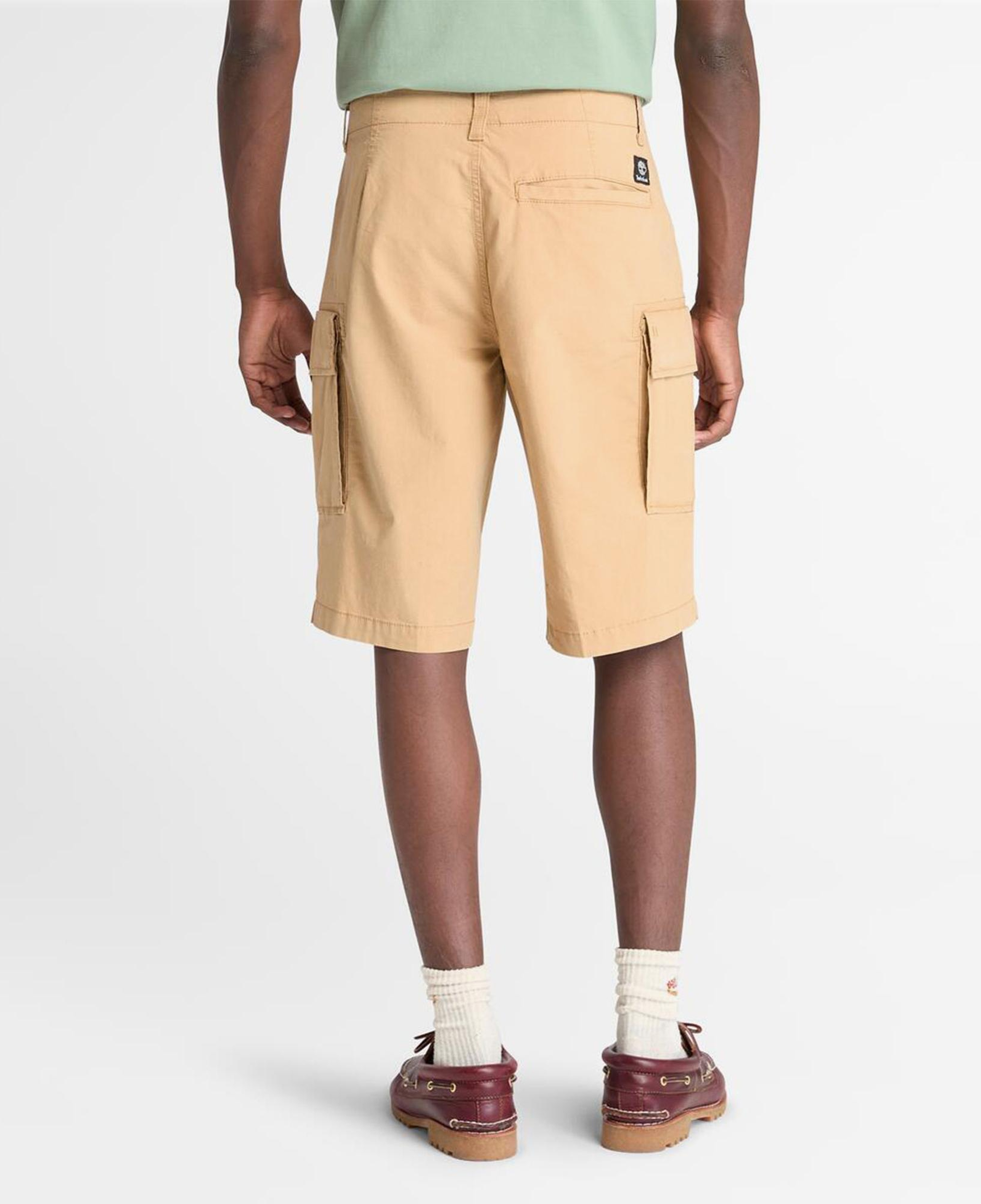 Timberland Brookline Poplin Cargo Erkek Krem Şort