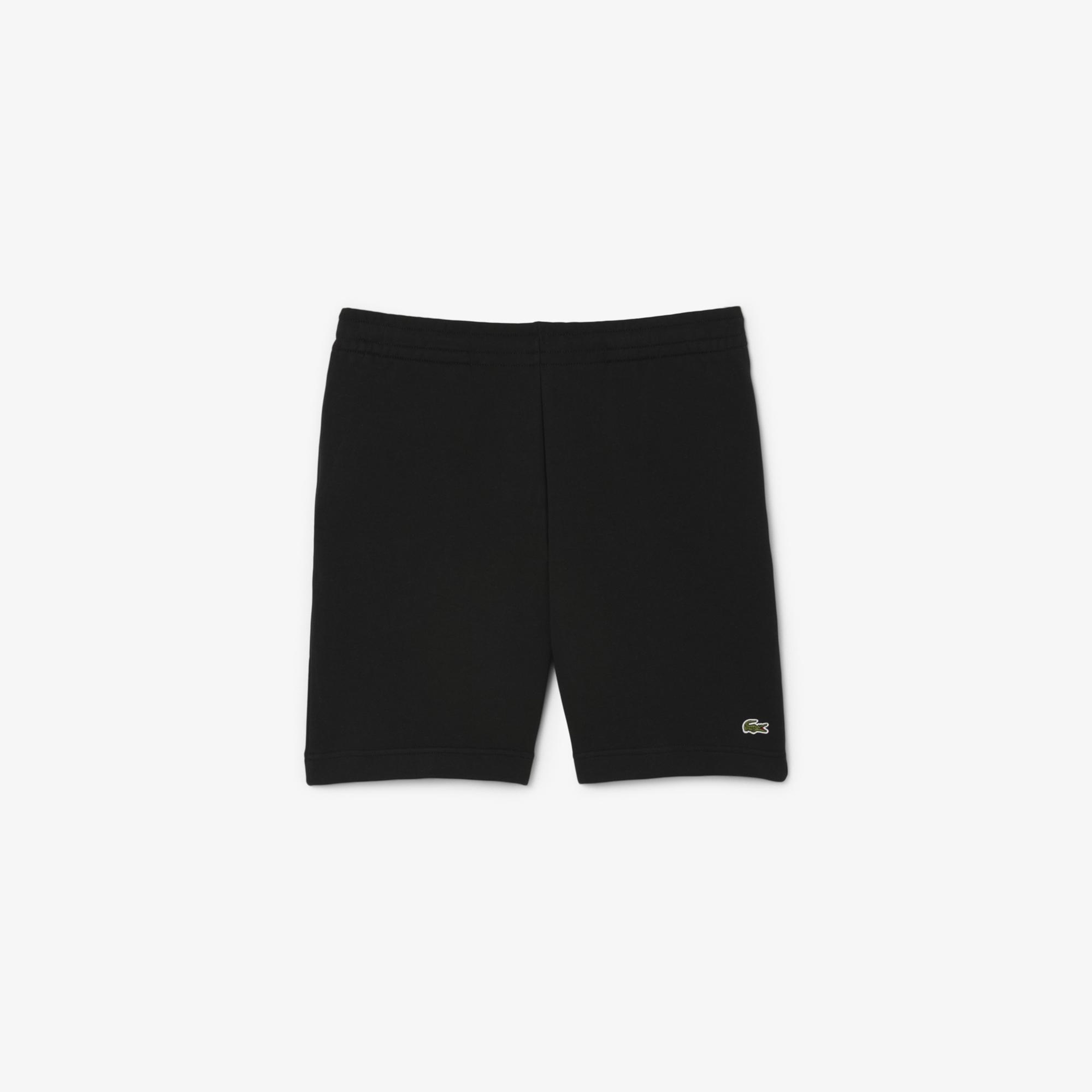 Lacoste Regular Fit Fleece Erkek Siyah Şort