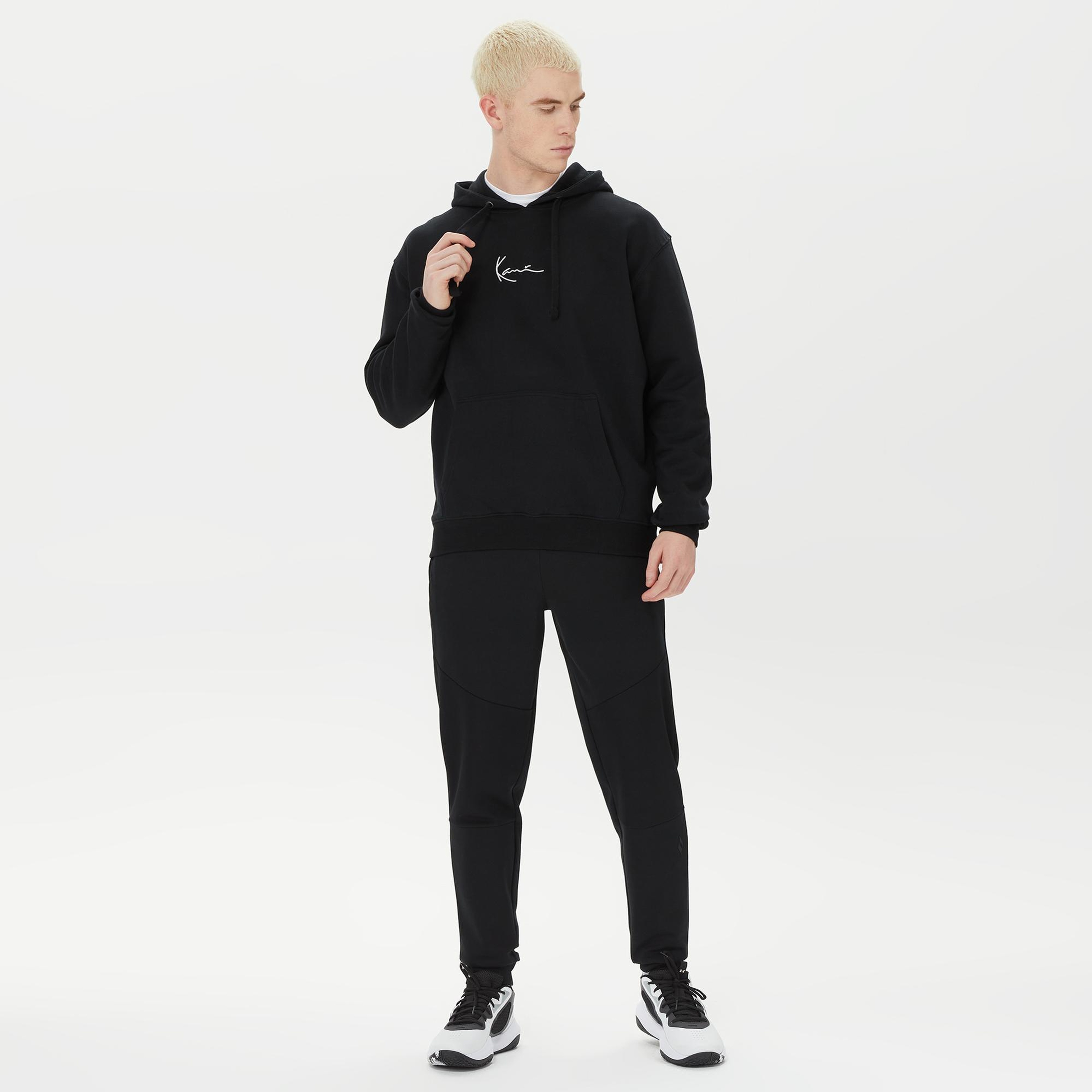 Karl Kani Small Signature Erkek Siyah Hoodie