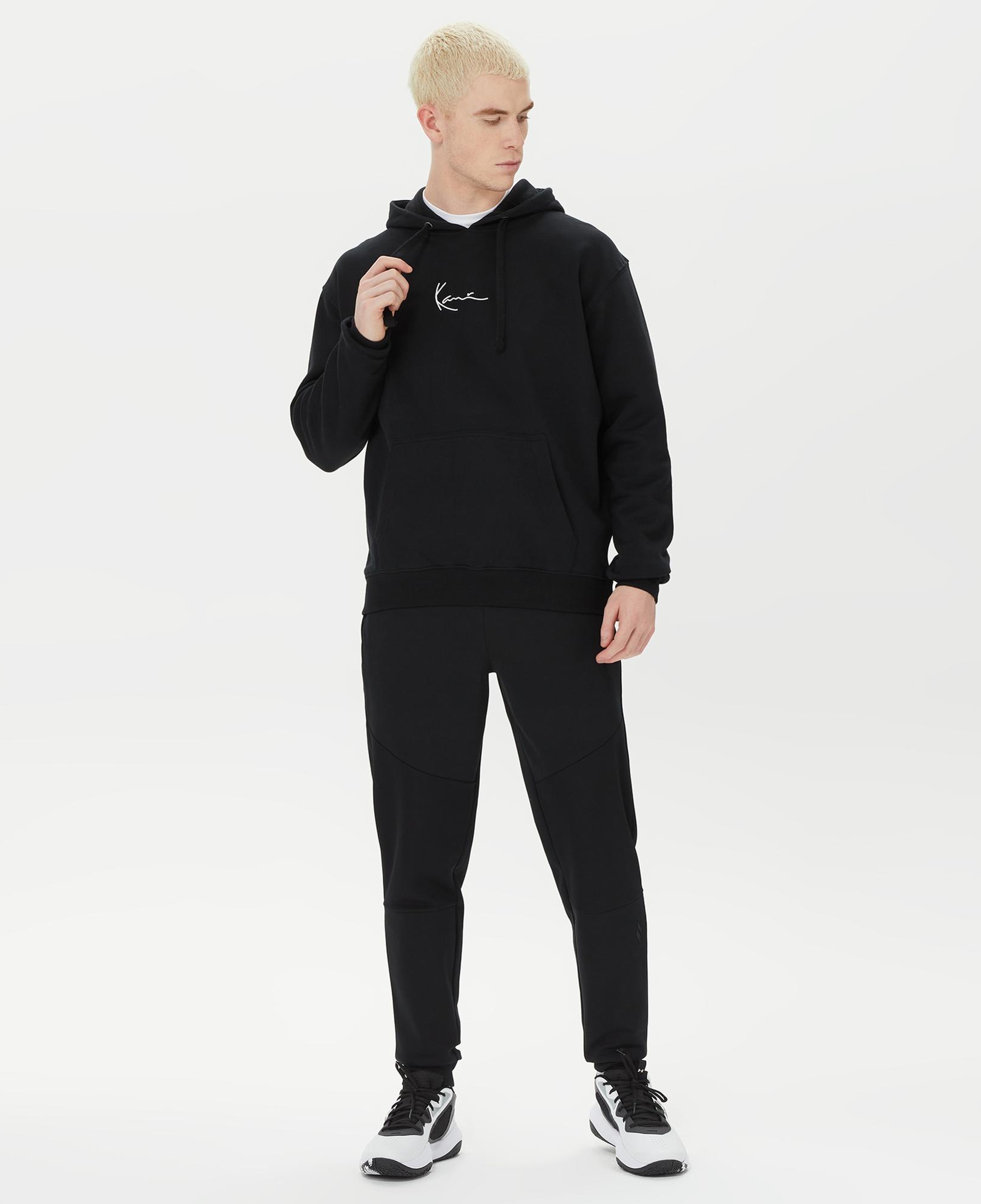 Karl Kani Small Signature Erkek Siyah Hoodie