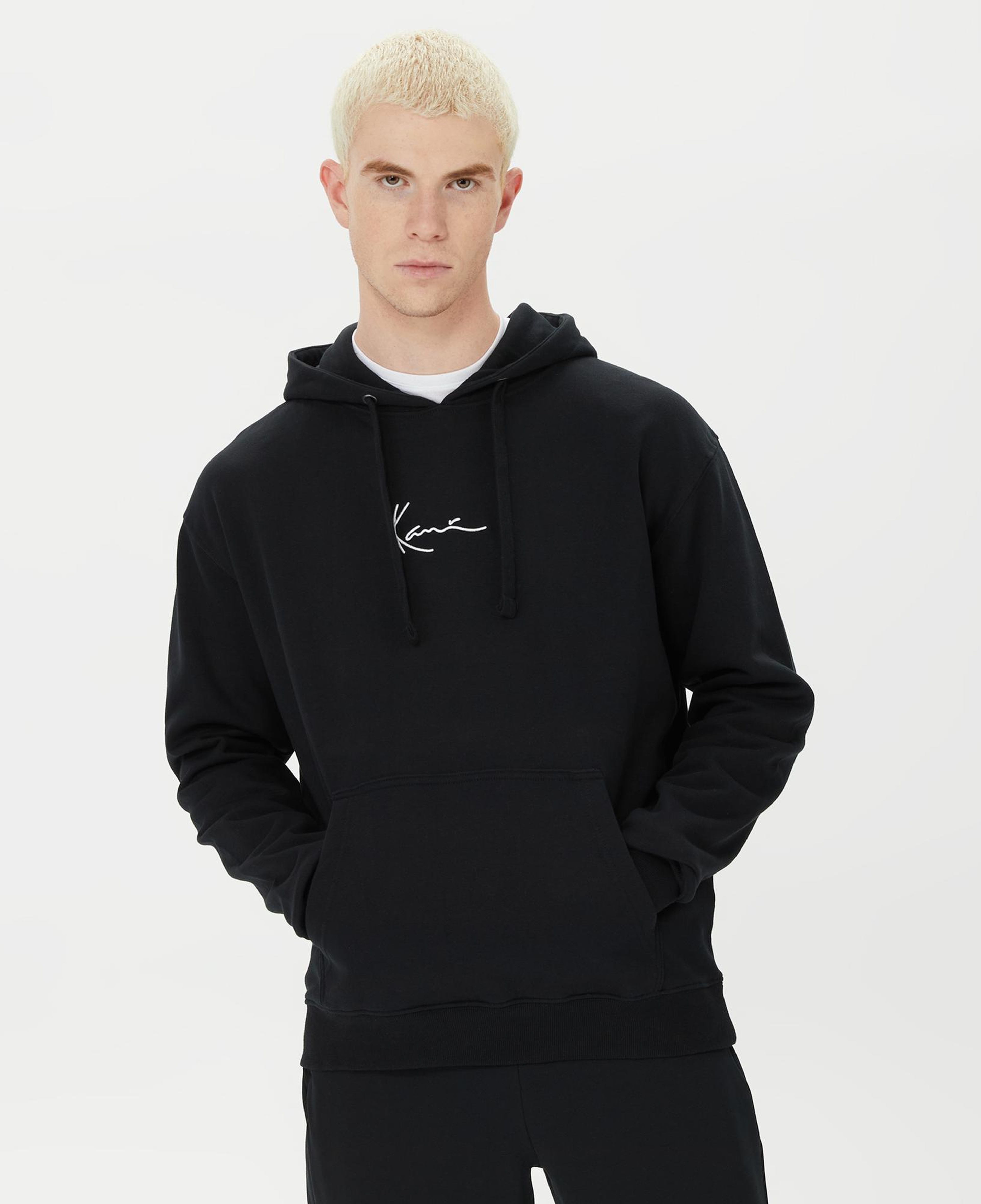 Karl Kani Small Signature Erkek Siyah Hoodie