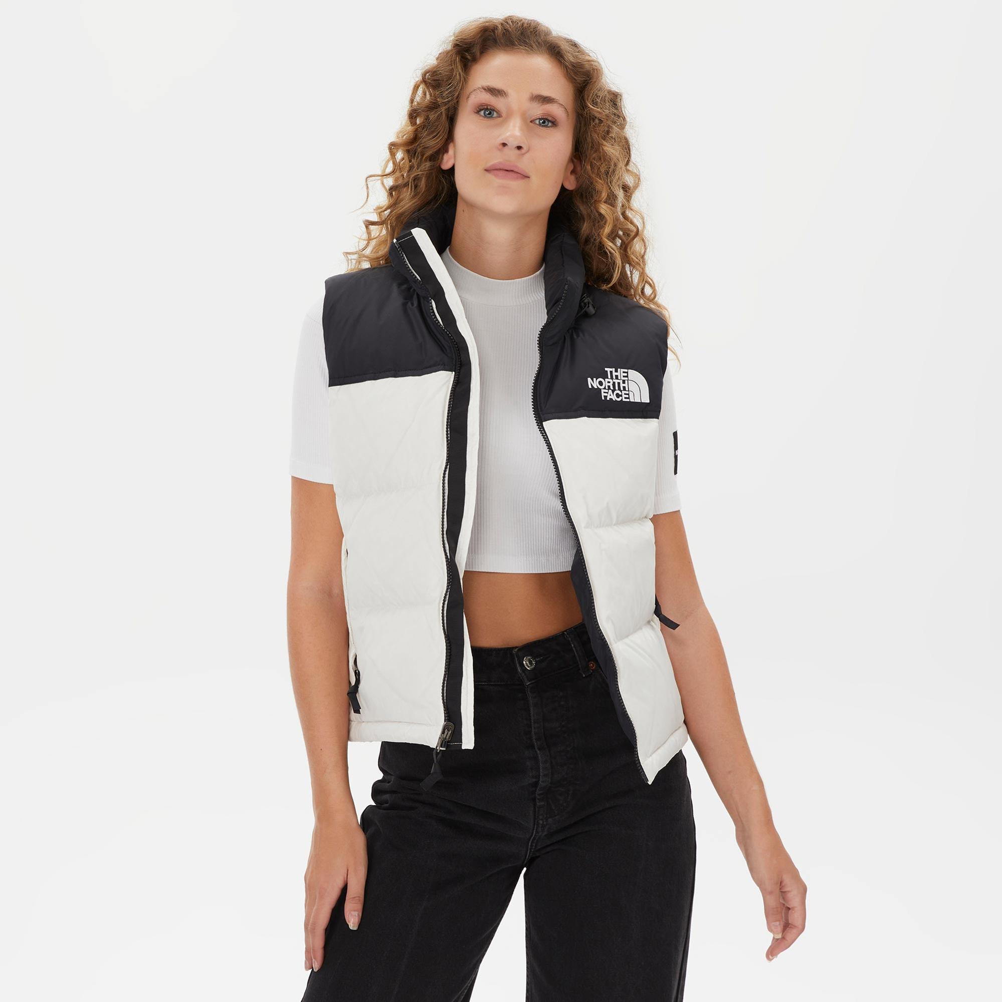 The North Face 1996 Retro Nuptse Kadın Beyaz Yelek