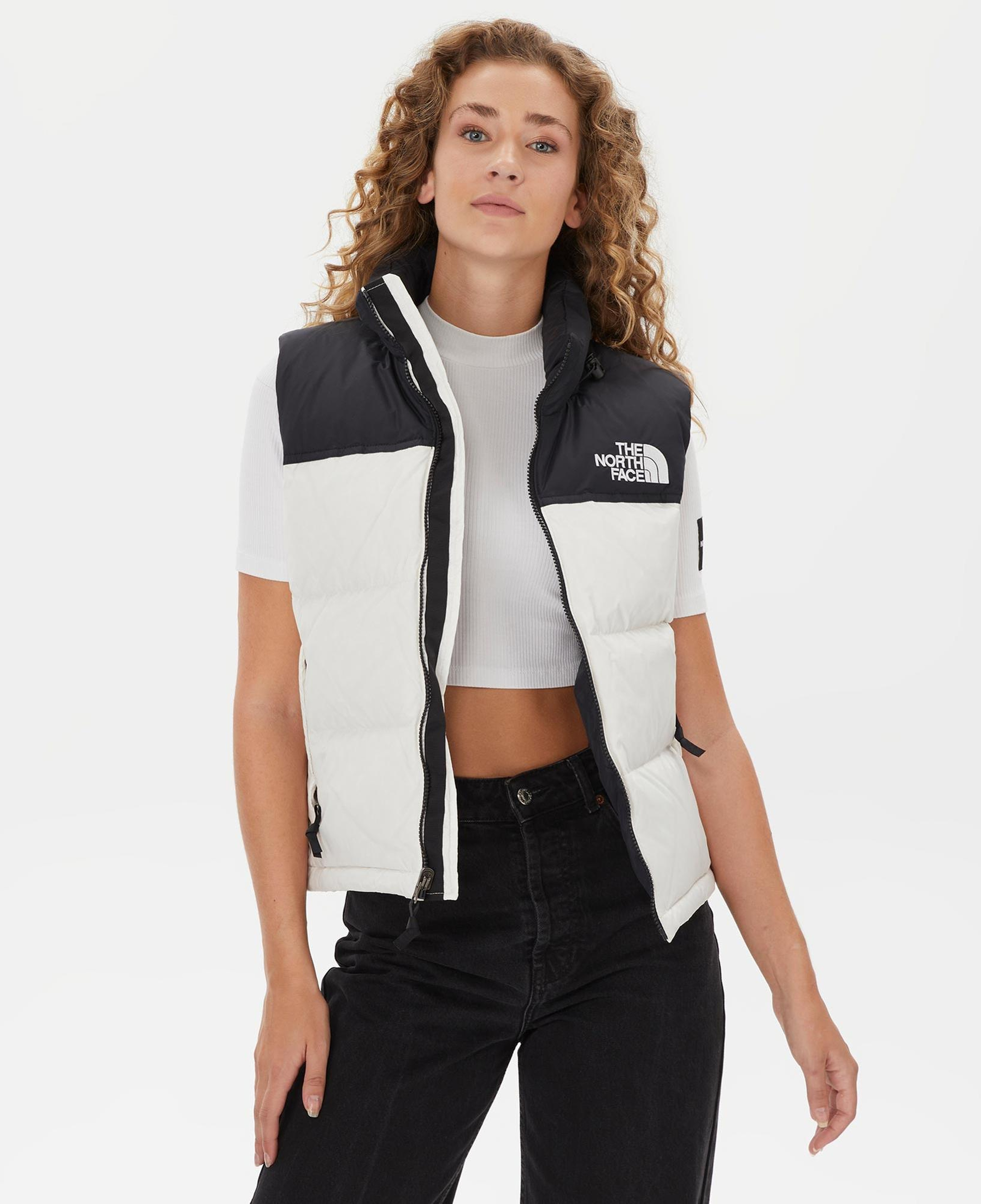 The North Face 1996 Retro Nuptse Kadın Beyaz Yelek