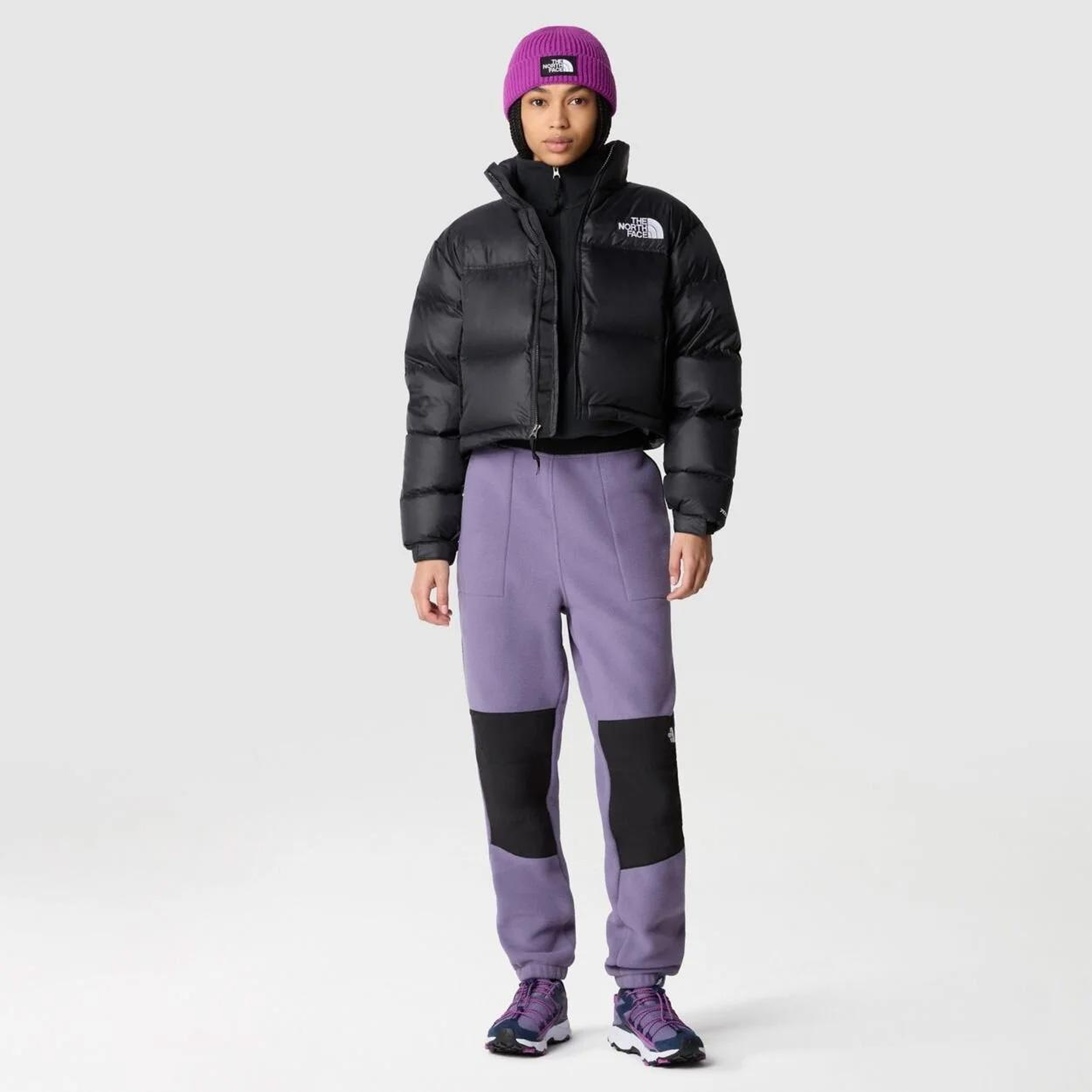 The North Face Nuptse Short Kadın Siyah Mont