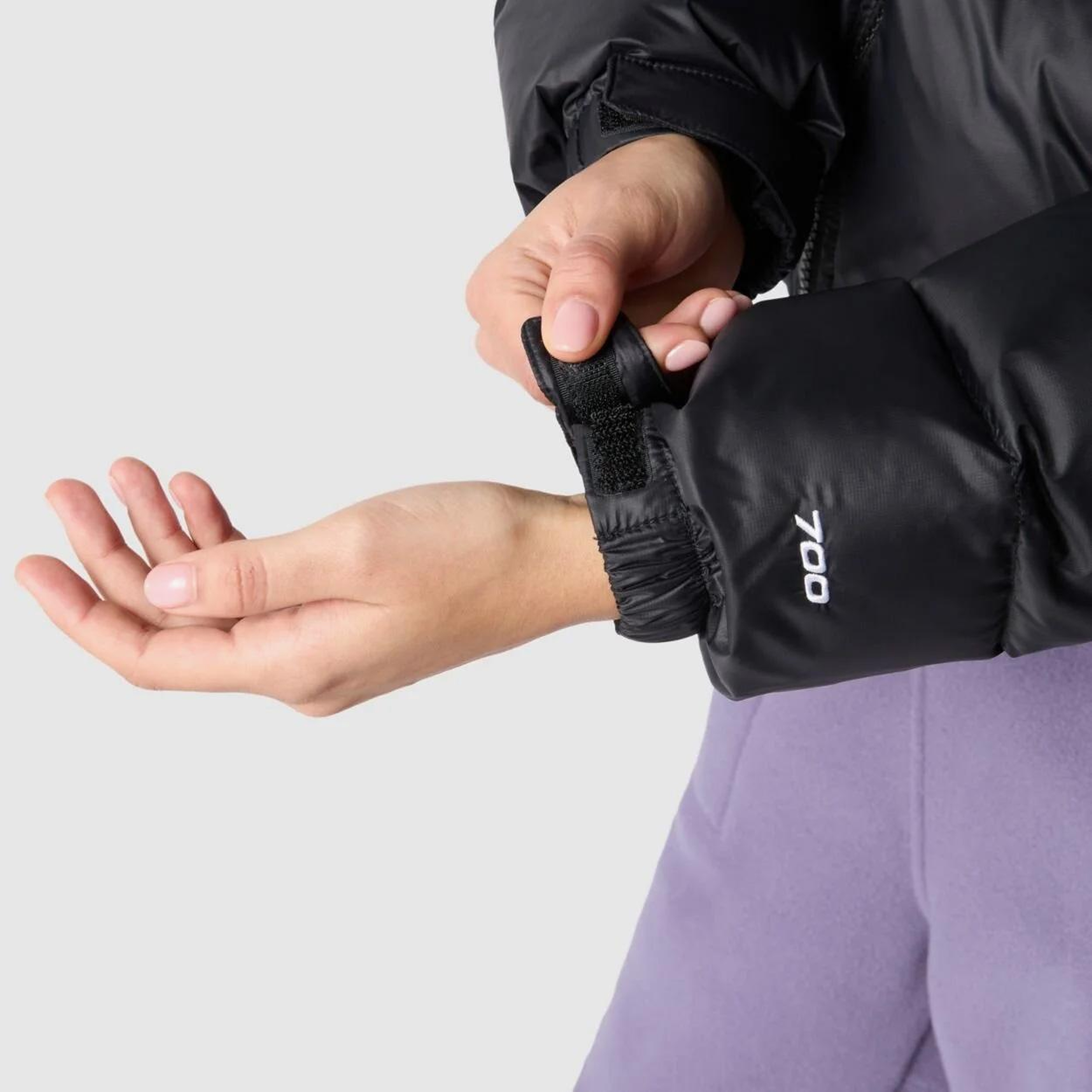 The North Face Nuptse Short Kadın Siyah Mont