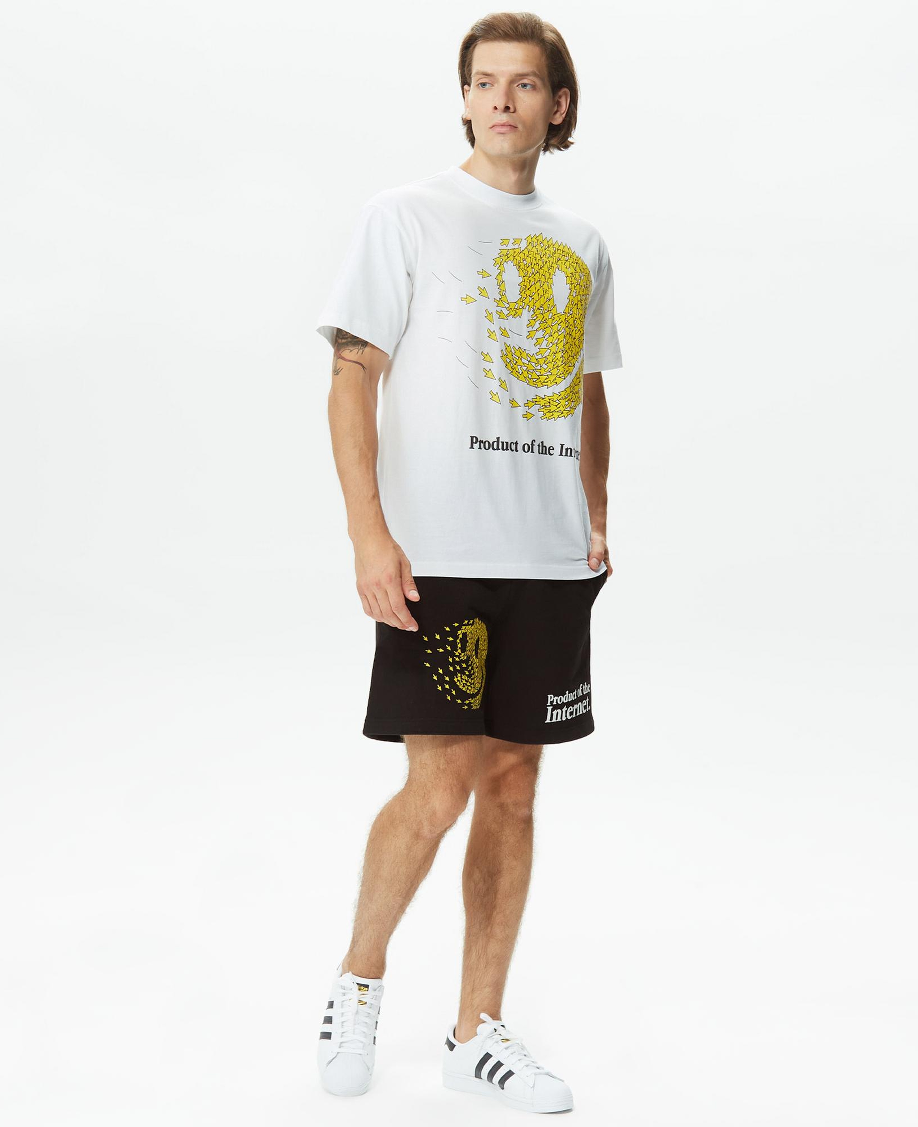 Market Smiley Product Of The Internet Erkek Beyaz T-Shirt