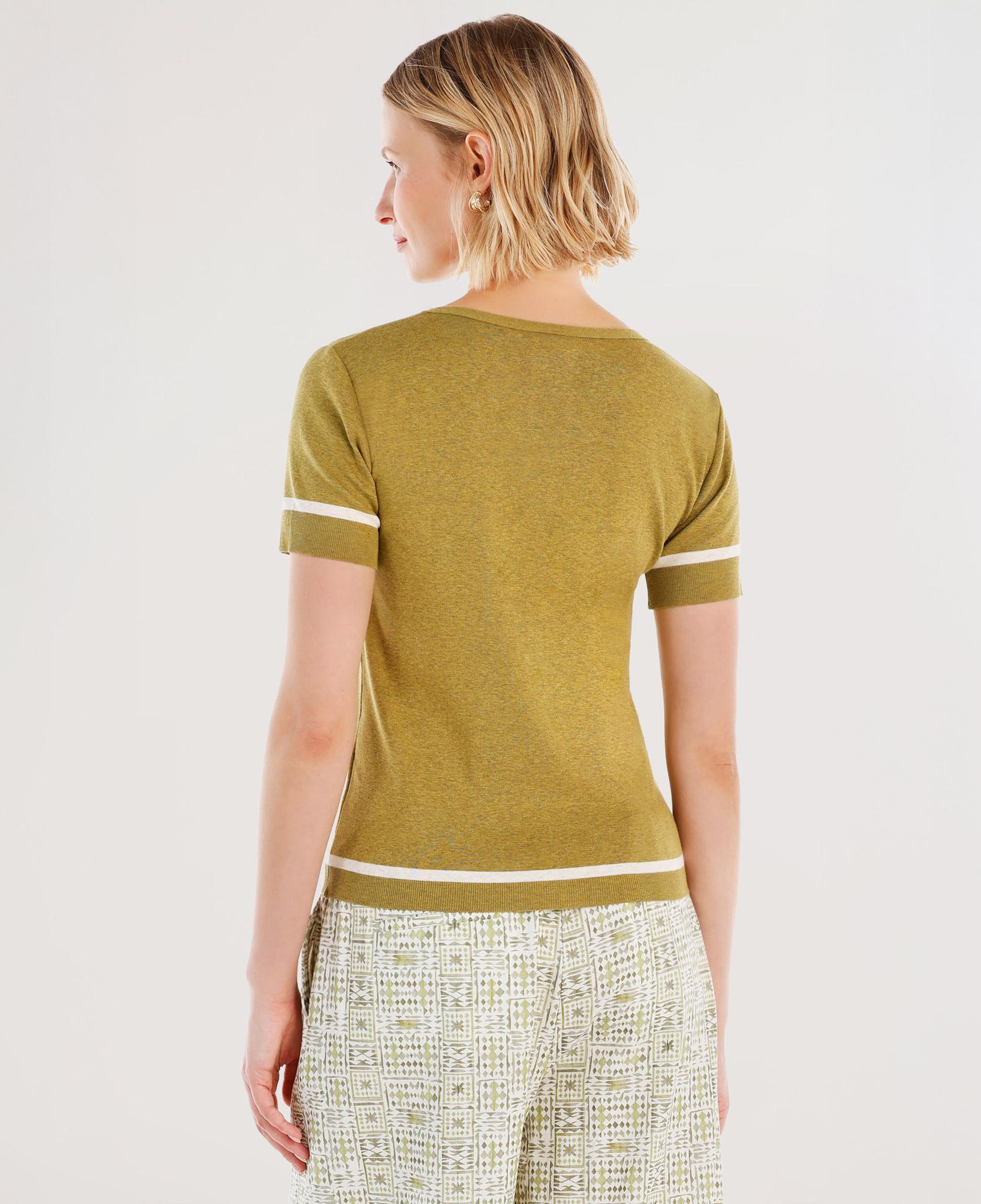 YARGICI Bisiklet Yakalı Kısa Kollu Triko