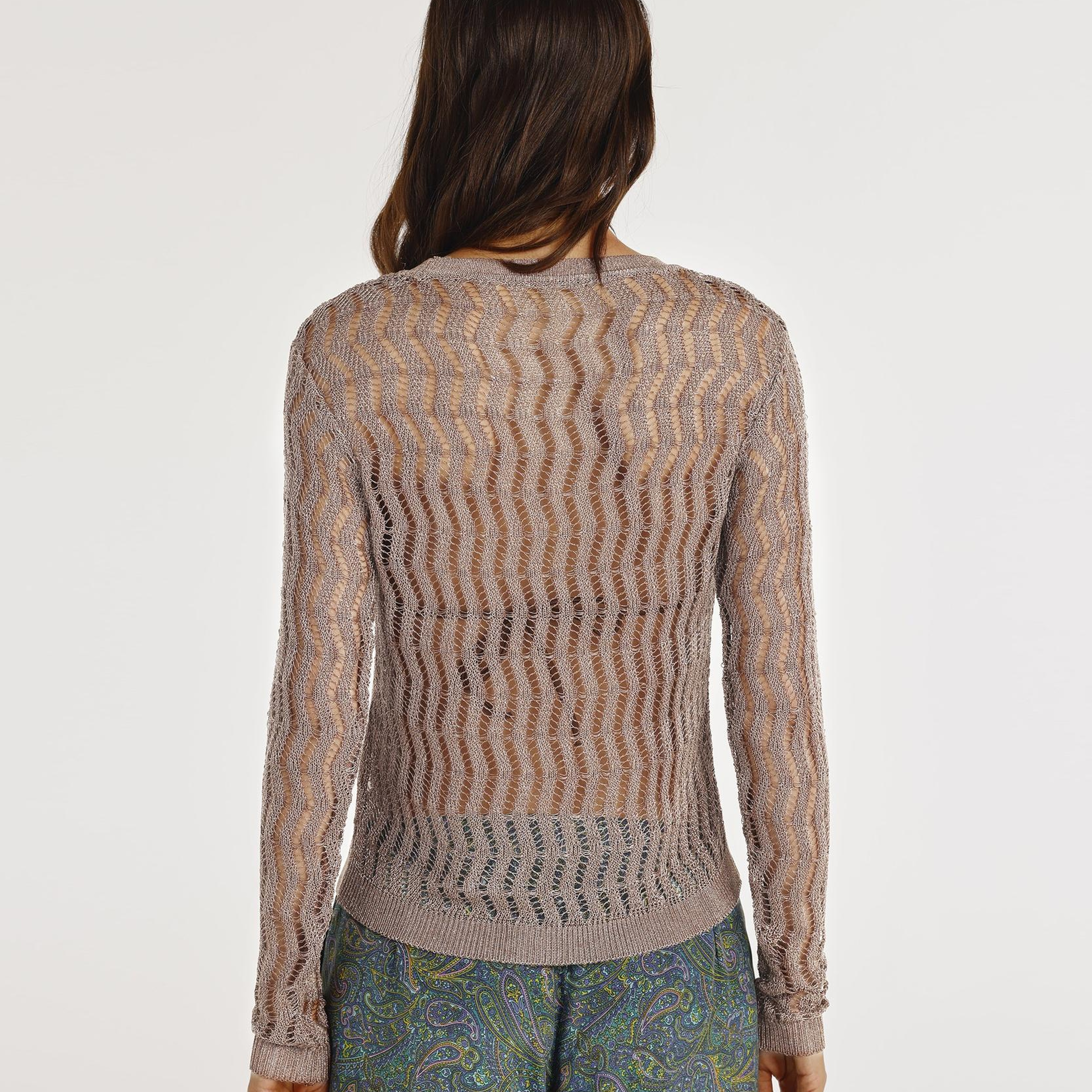 YARGICI Bisiklet Yaka Uzun Kollu Kazak