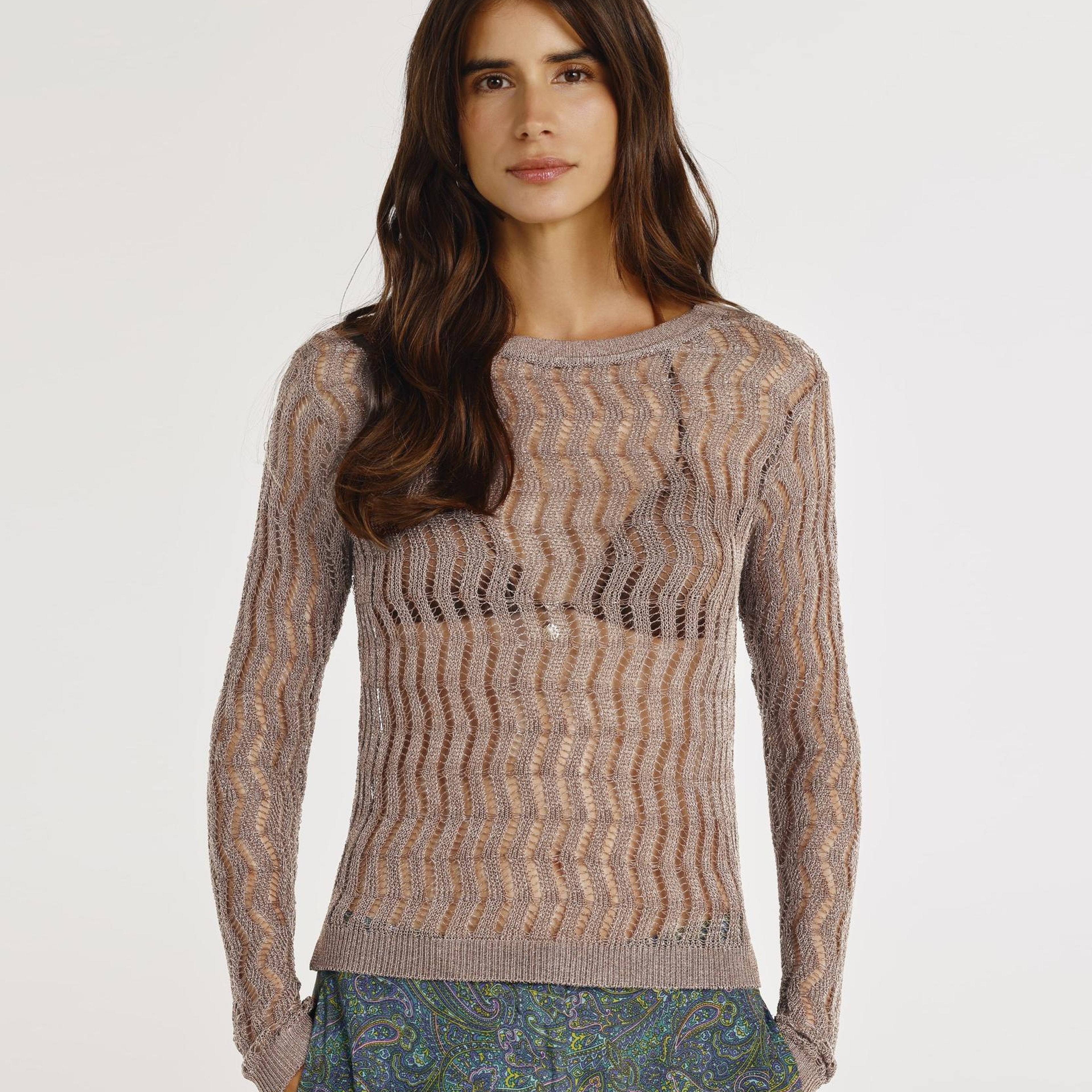 YARGICI Bisiklet Yaka Uzun Kollu Kazak