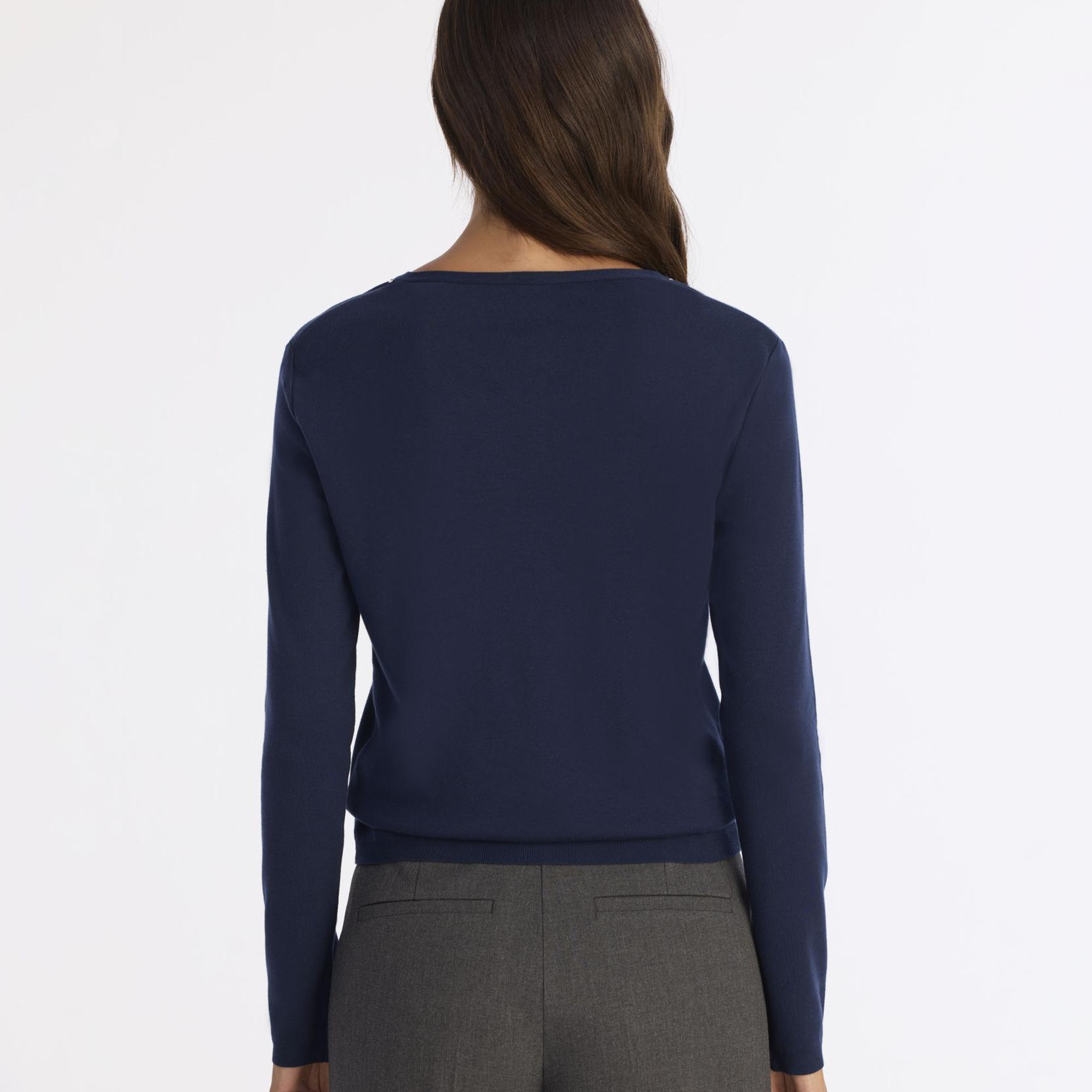 YARGICI Regular Bisiklet Yaka Uzun Kol Hırka