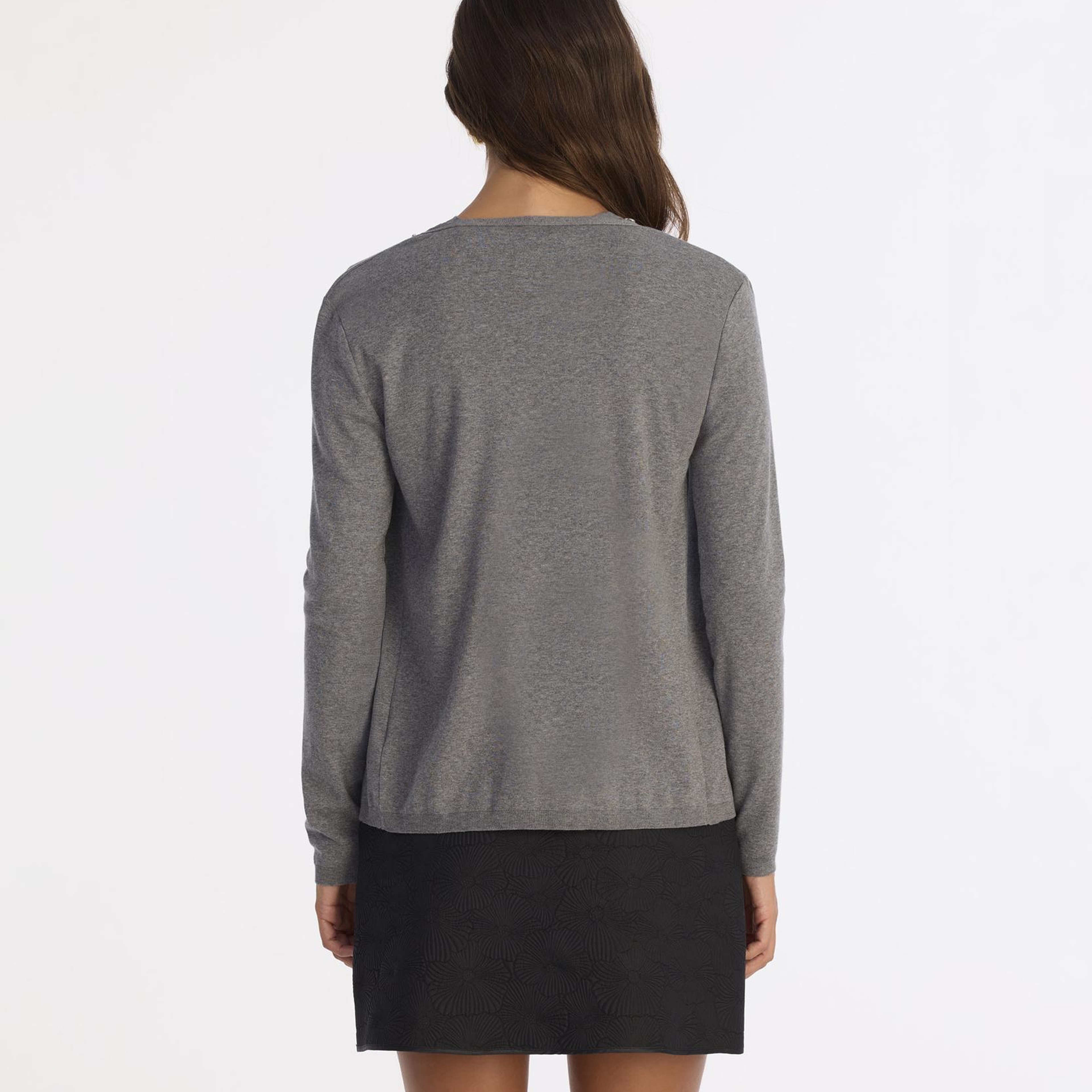 YARGICI Regular Bisiklet Yaka Uzun Kol Hırka