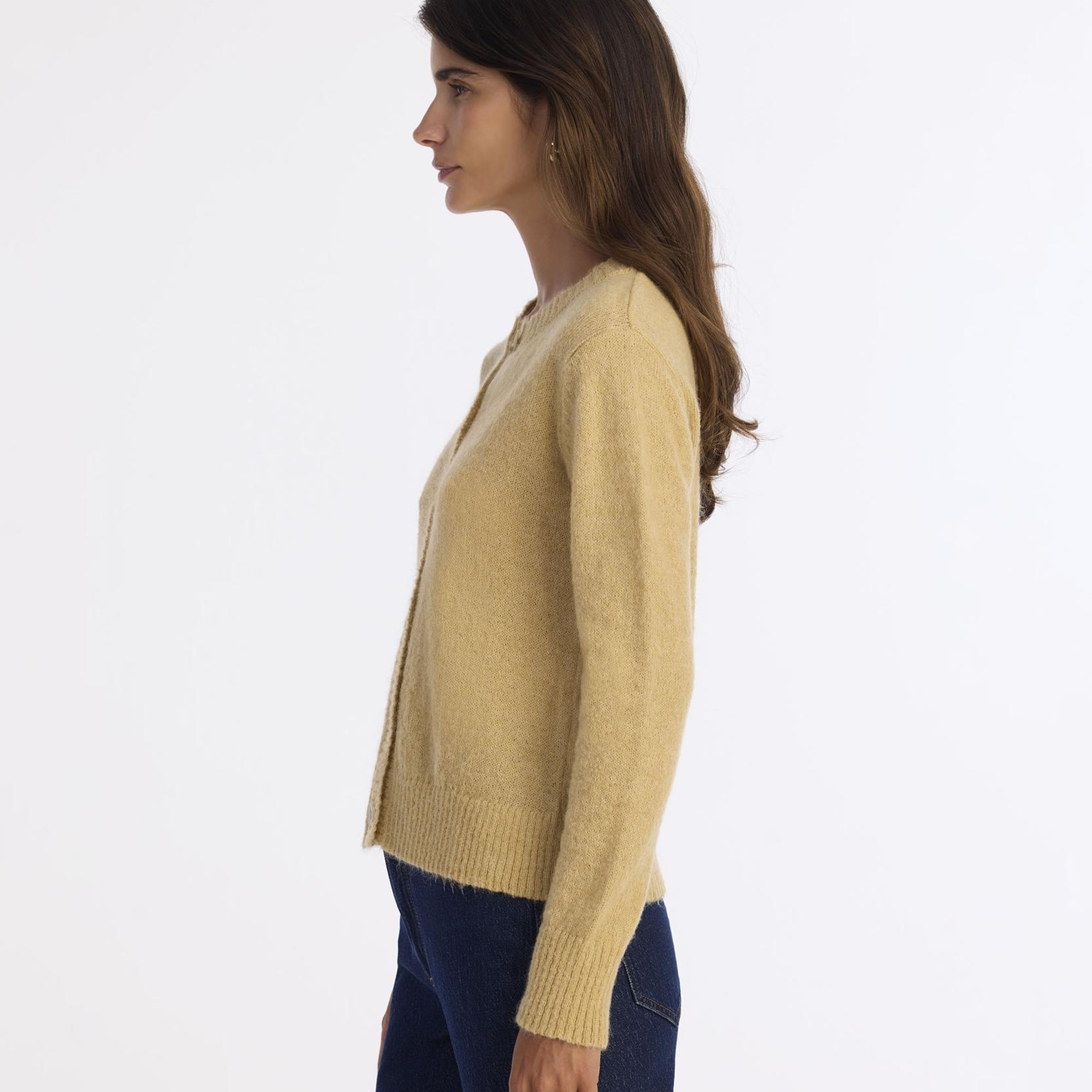 YARGICI Regular Bisiklet Yaka Uzun Kol Hırka