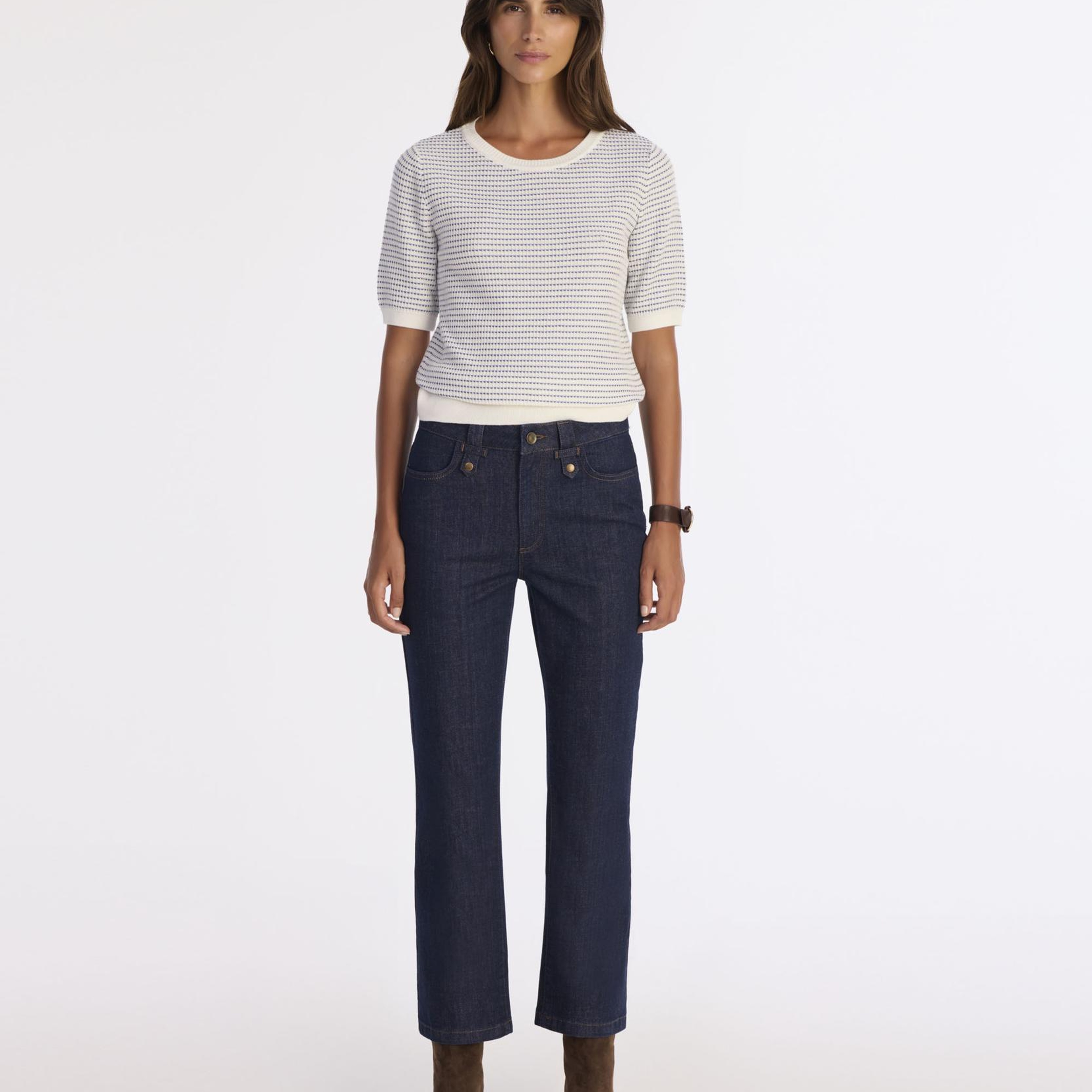 YARGICI Regular Bisiklet Yaka Kısa Kol Kazak