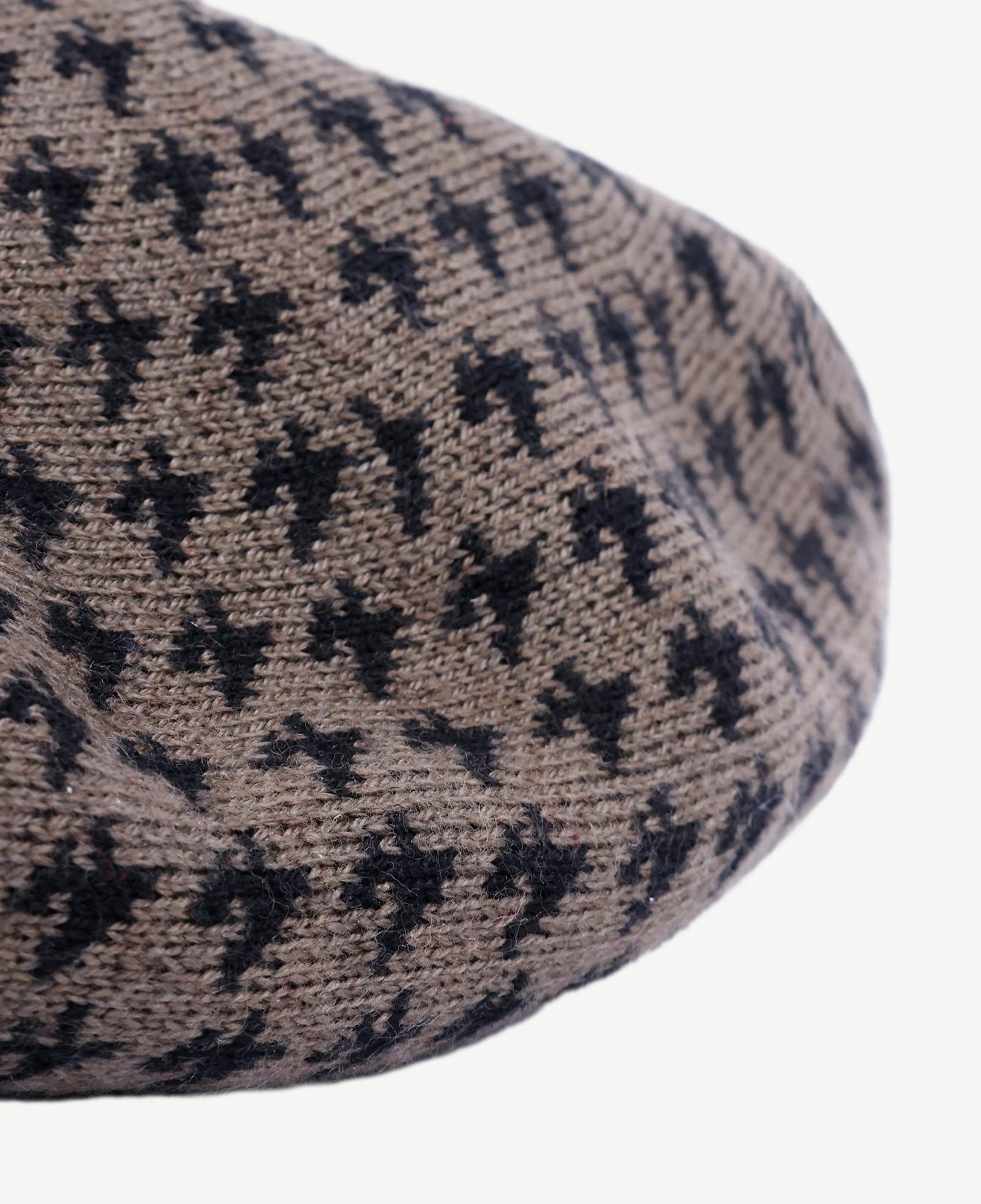 YARGICI Yün Karışımlı Desenli Fransız Şapkası