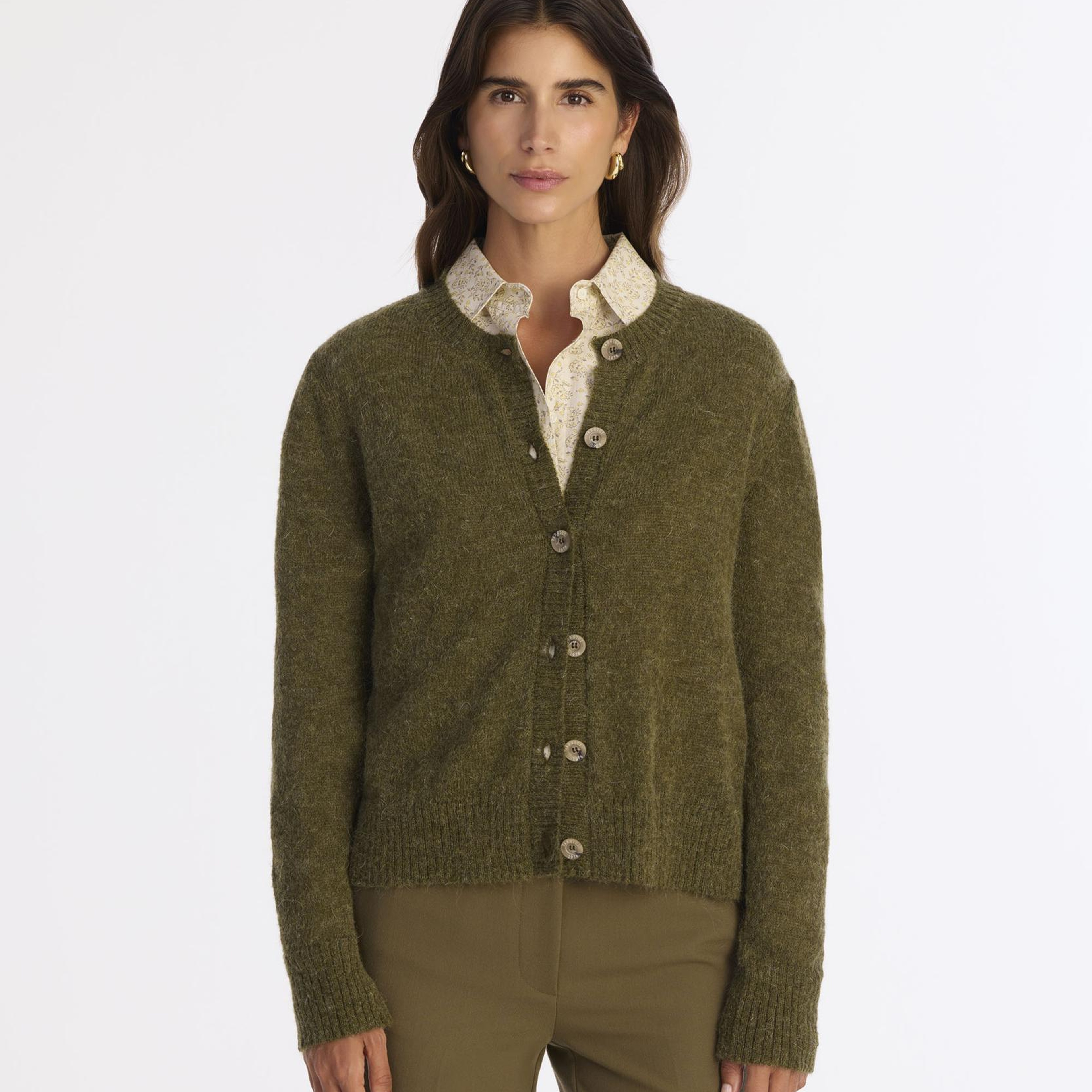 YARGICI Regular Bisiklet Yaka Uzun Kol Hırka