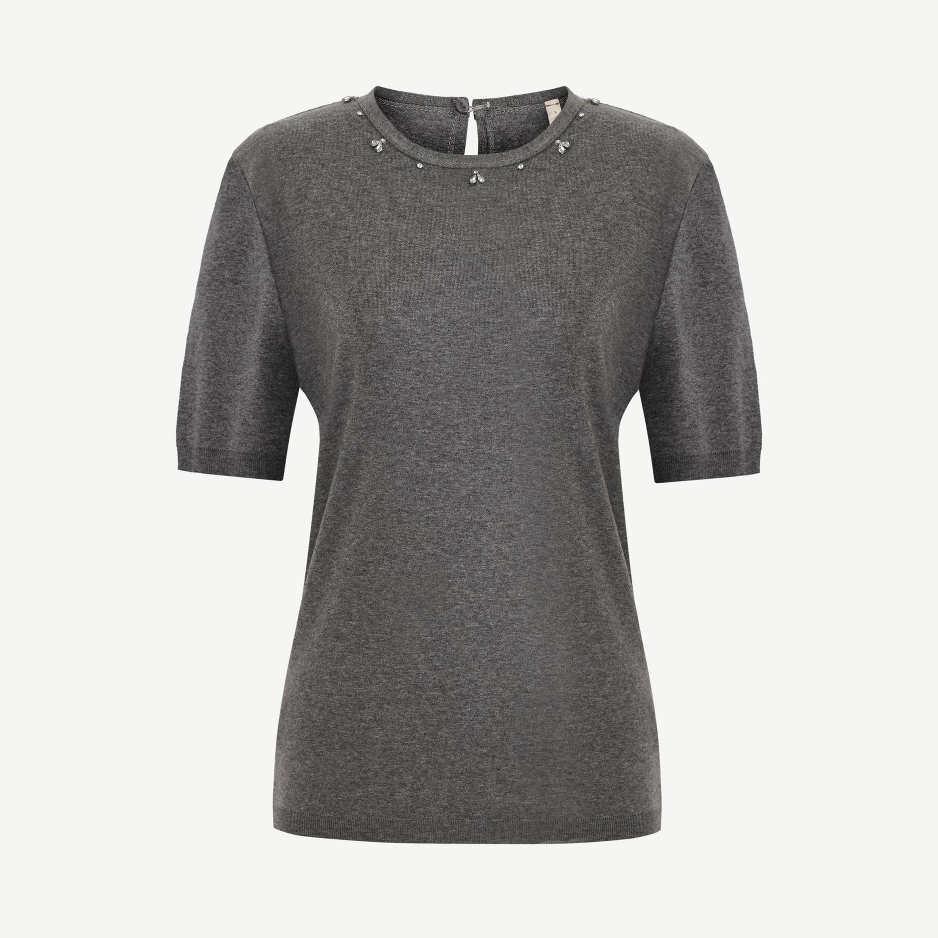 YARGICI Regular Bisiklet Yaka Kısa Kol Kazak