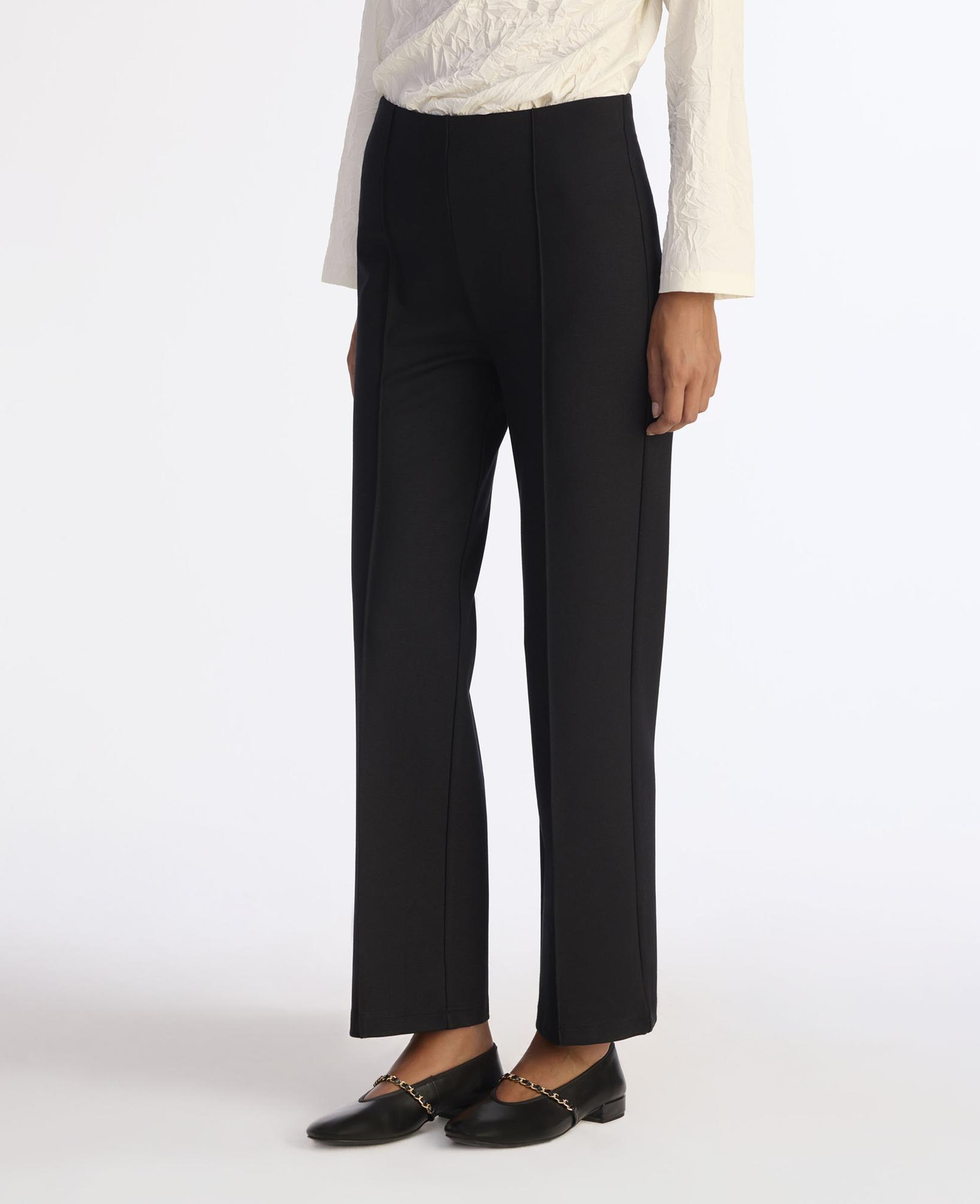 YARGICI Nervürlü Düz Kalıp Pantolon